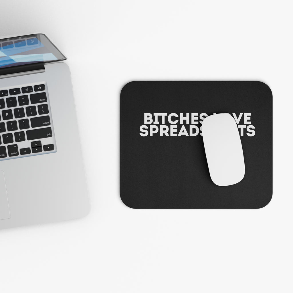 Bitches Love Spreadsheets Mouse Pad (Rectangle)