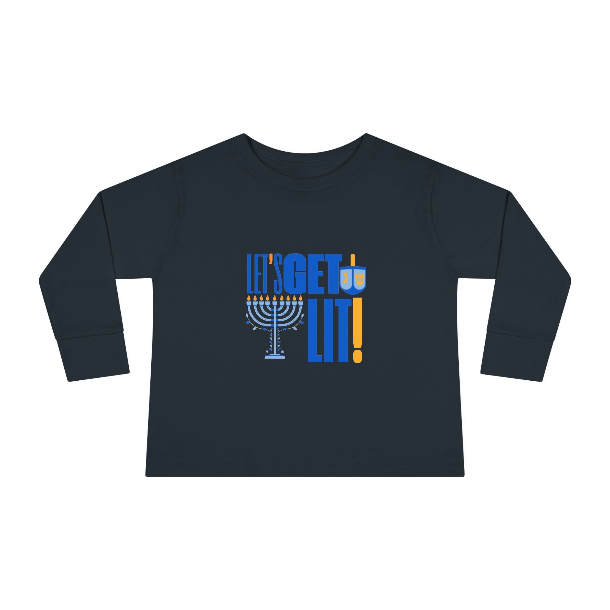 Toddler Hanukkah Shirt, Hanukkah Long Sleeve Tee, Chanukah Shirt for Toddler