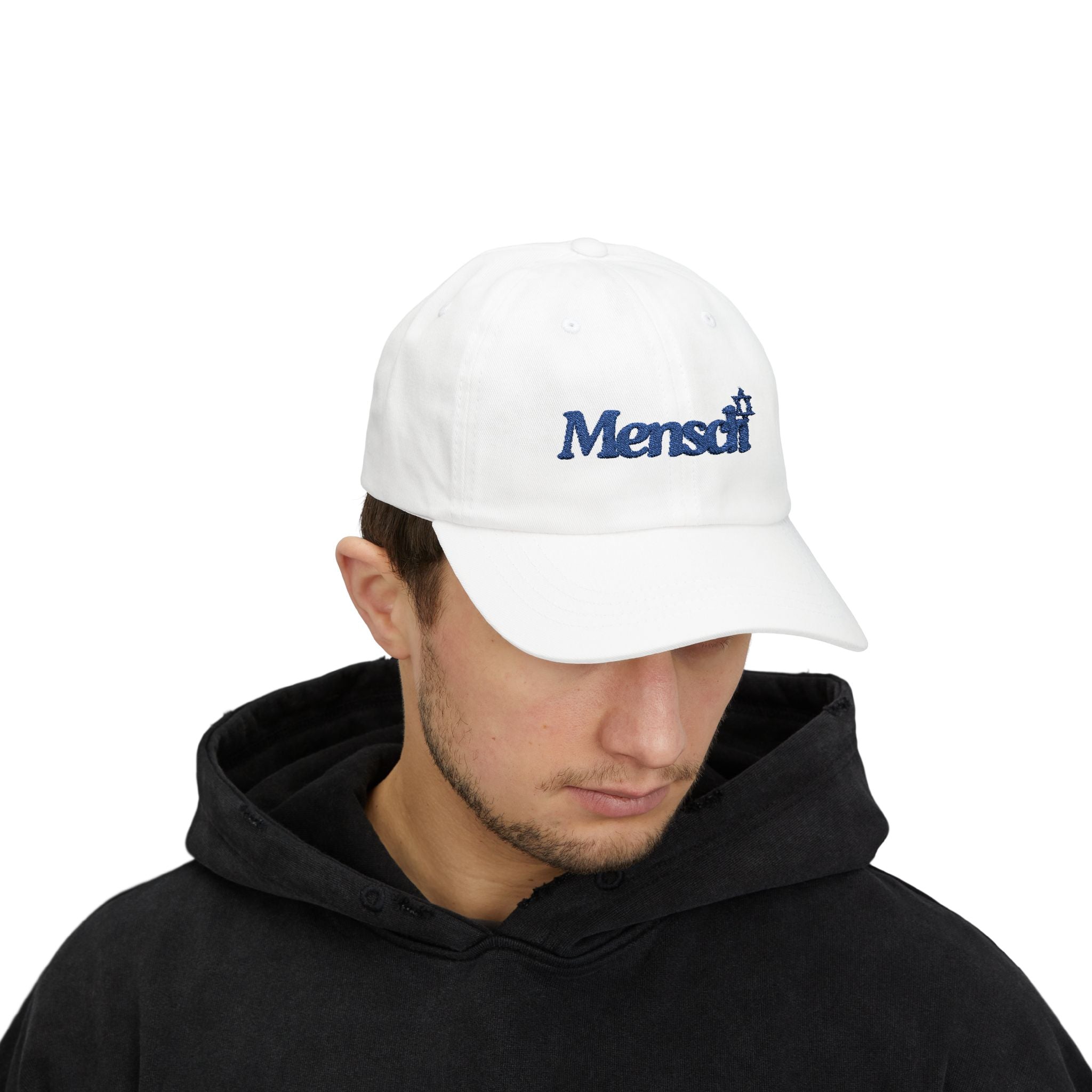 Mensch Hat Jewish Mensch Classic Baseball Cap for Mensch Embroidered Jewish Gift