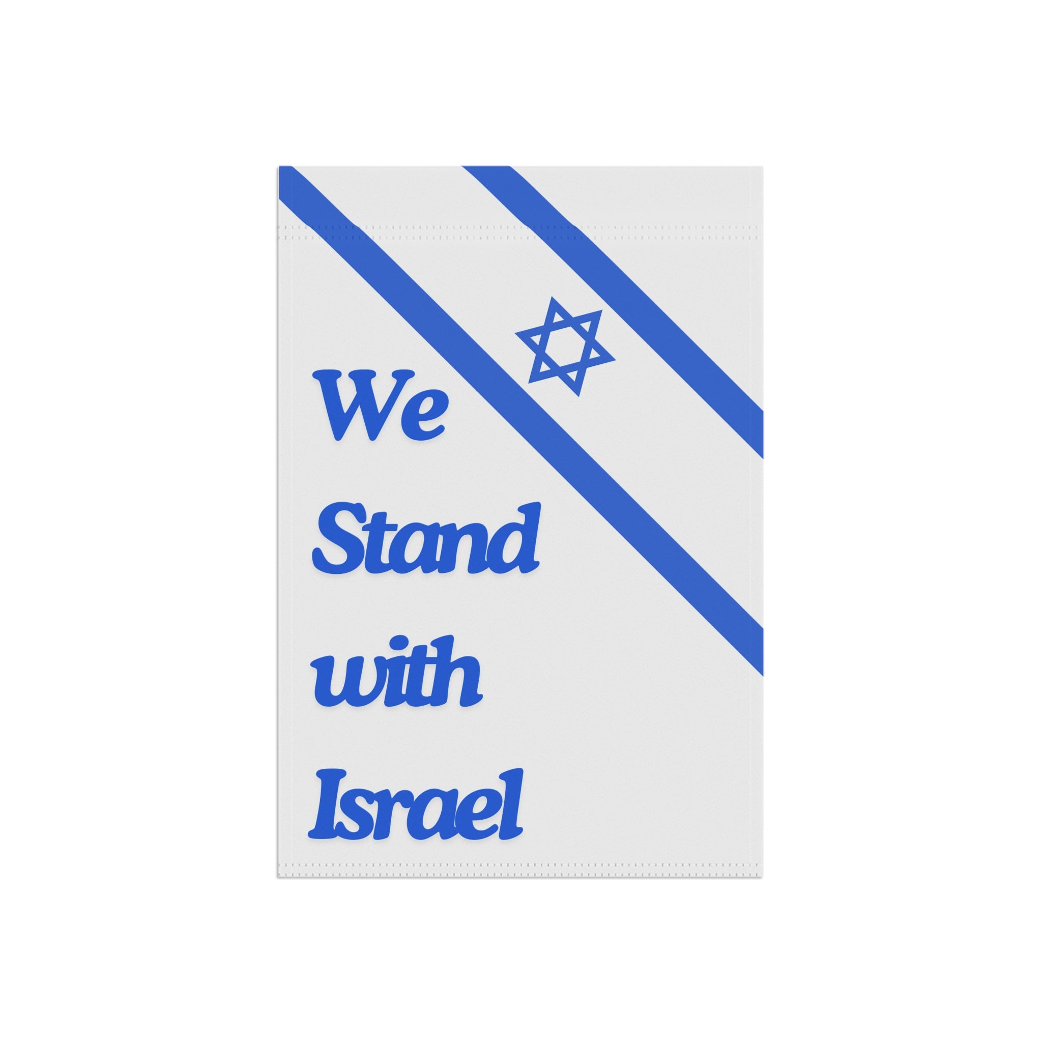 We Stand with Israel Garden & House Banner