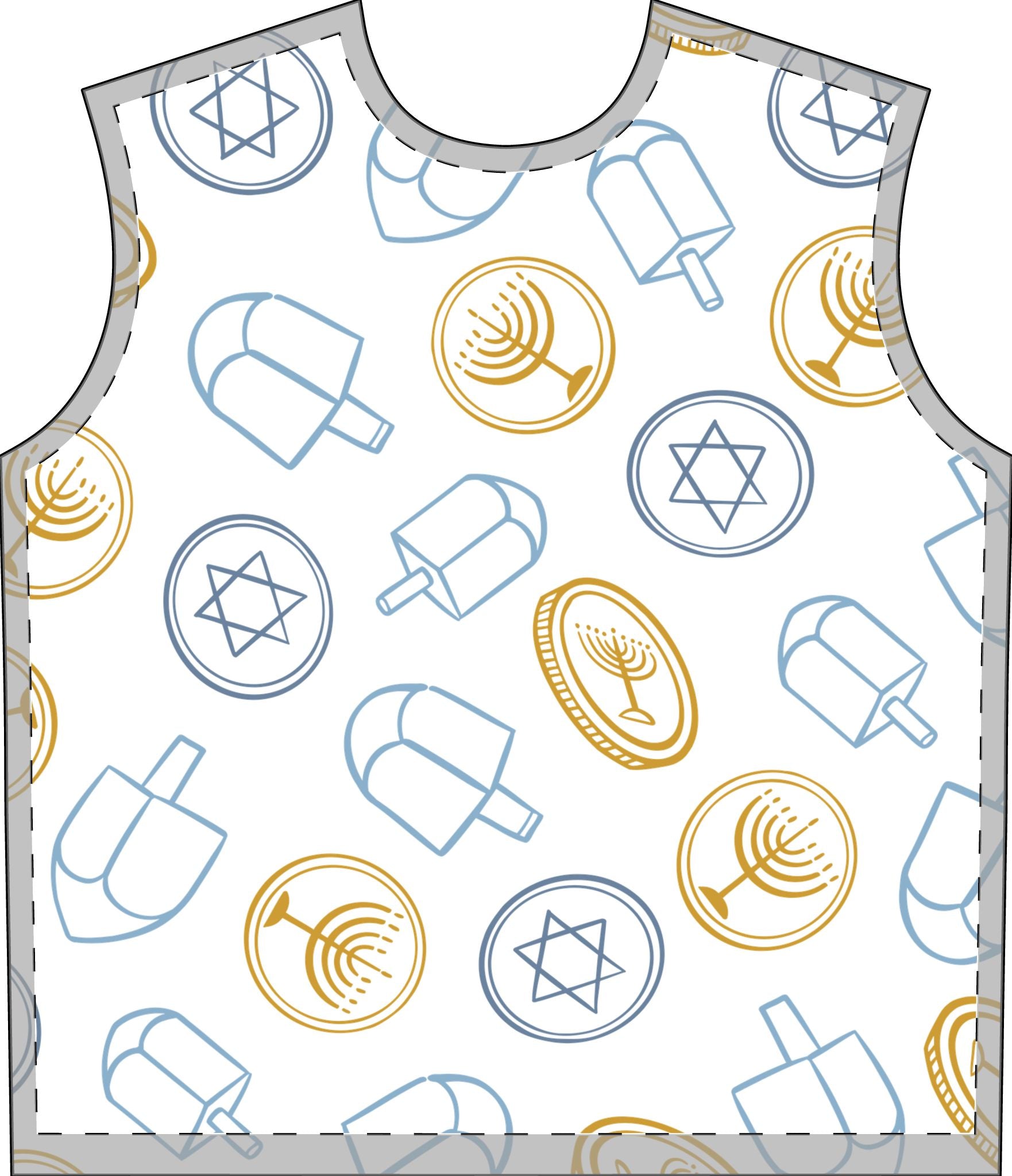 Gimel Gelt Hanukkah Pajama Print | Chanukah Pajamas for Adults | Hanukkah Pajama Set for Adults
