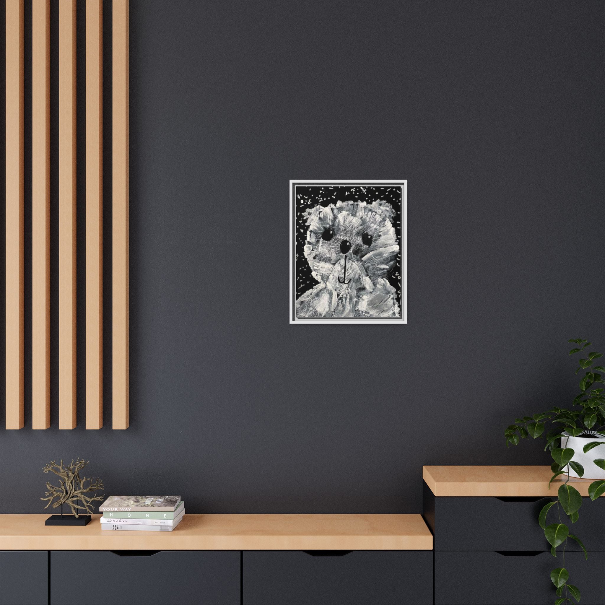 Theodore Roosevelt, Teddy Bear Matte Canvas, Framed Art by Jackson Smith