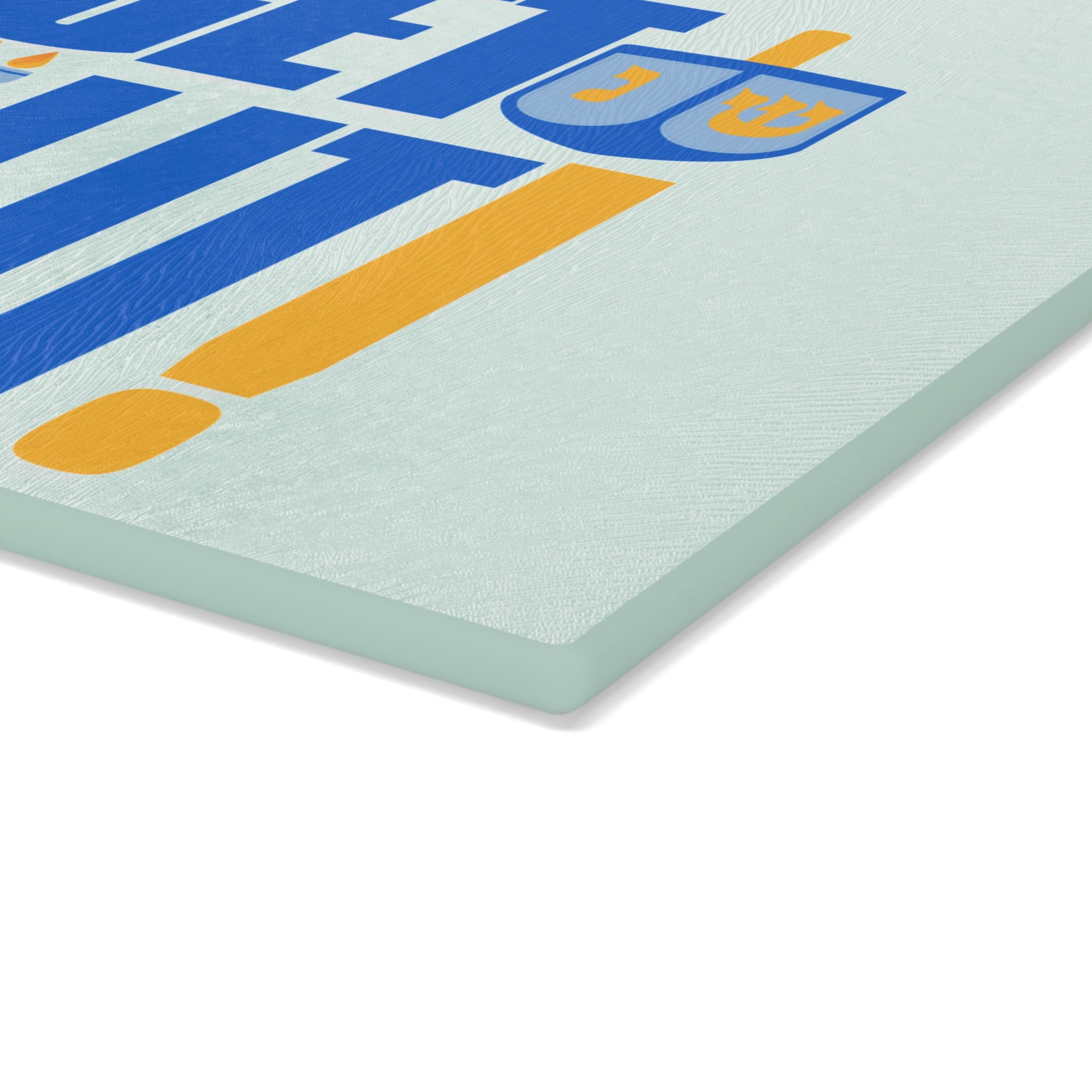 Menorah Wax Dripping Tray, Glass Board for Menorah Hanukiah Wax, Wax Tray for Chanukiah