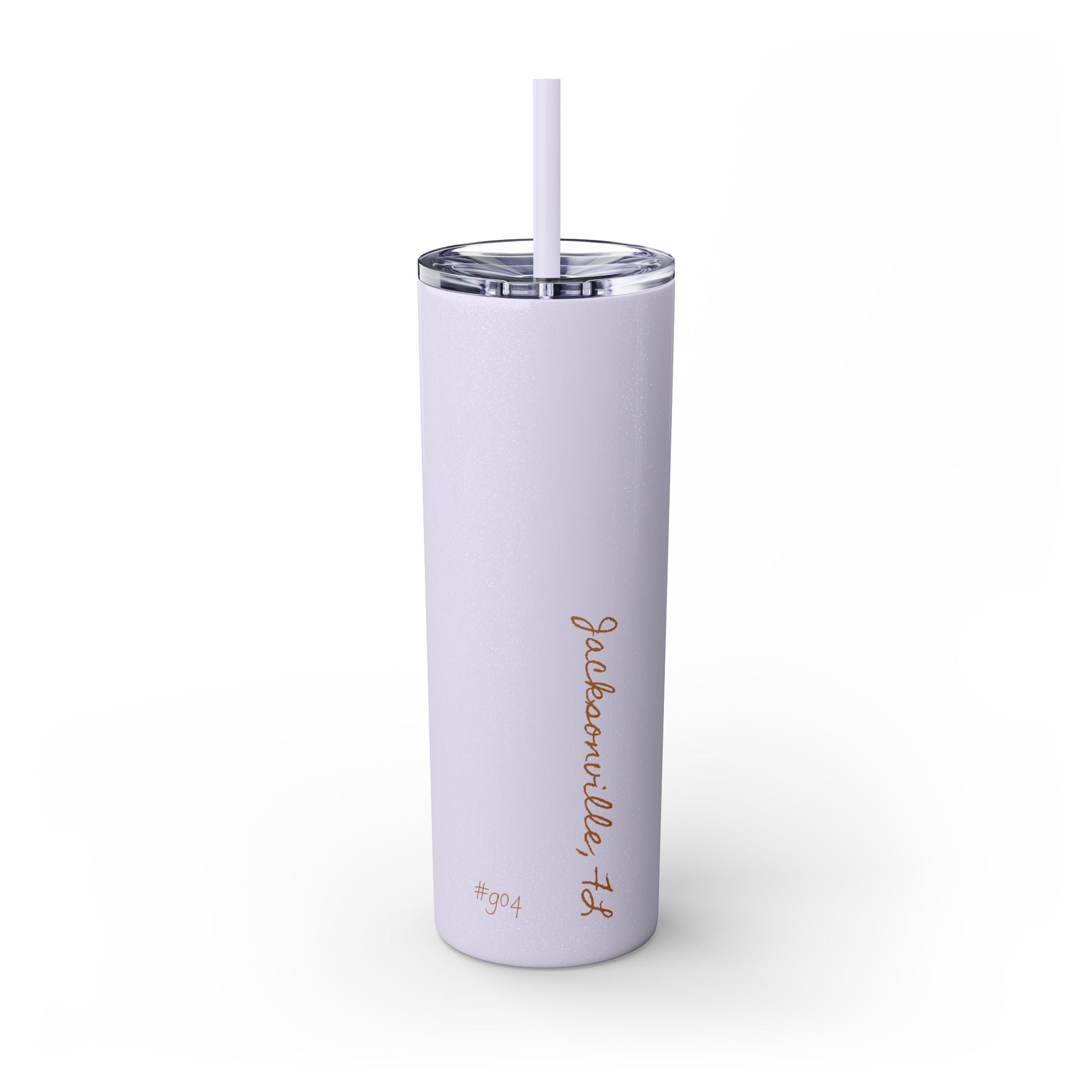 Jacksonville City of Bridges Skinny Tumbler with Straw, 20oz