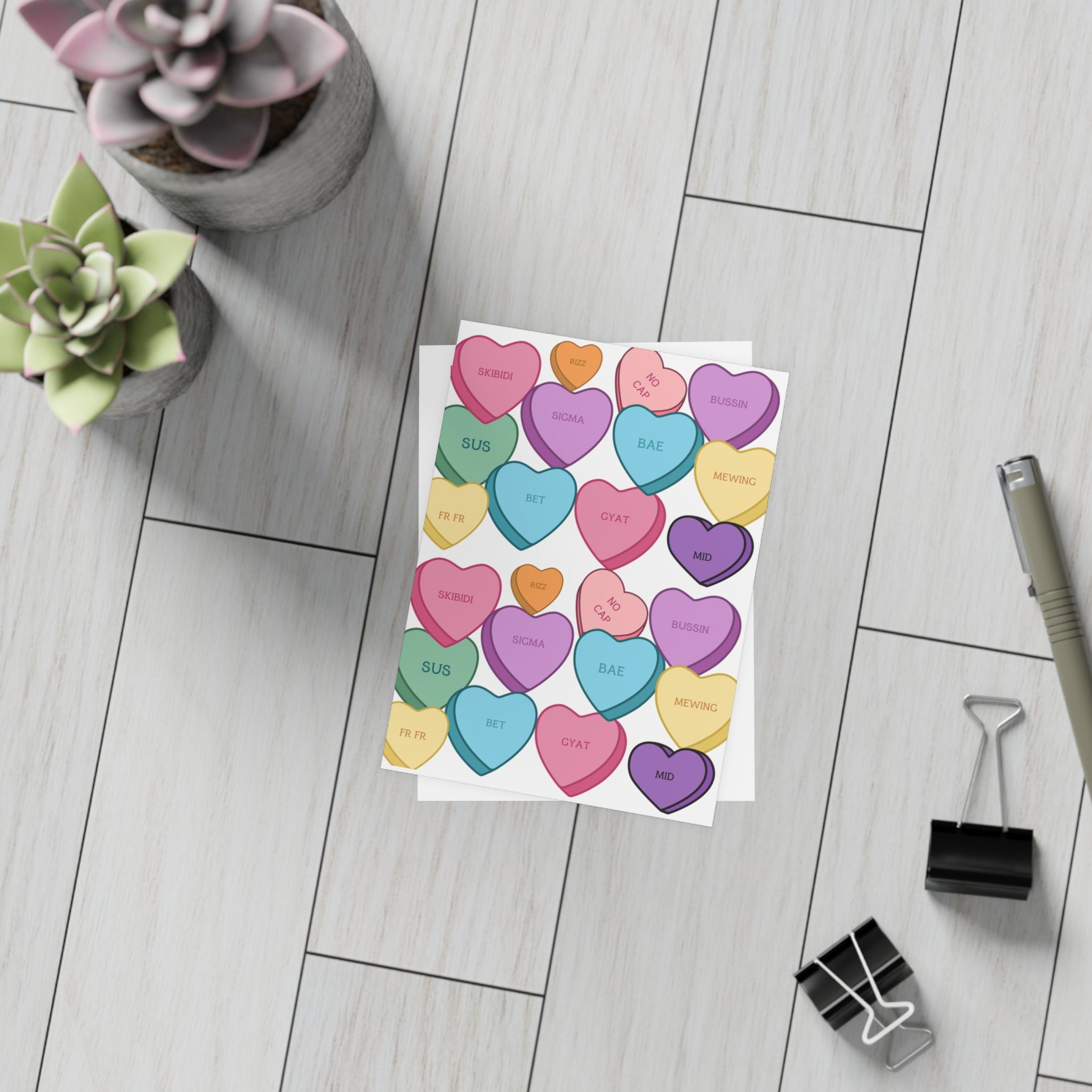 Children's Valentines Day Cards Perfect for Grades 2 to 8, sets of 10, 30, or 50