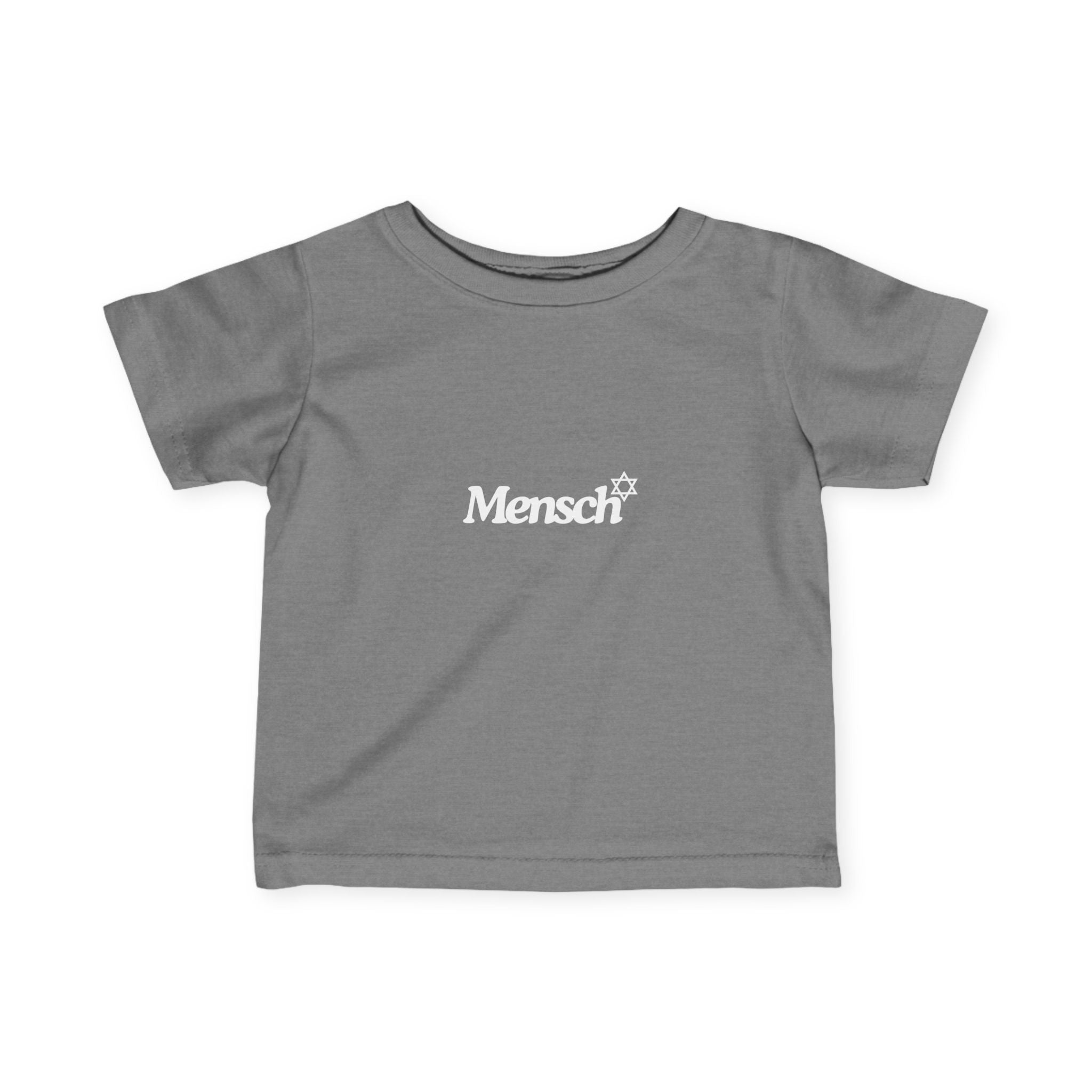 Mensch T-Shirt Toddler Tee, Jewish Baby ClothesMensch Lil Kids Tee Toddler Mensch Jewish Gift