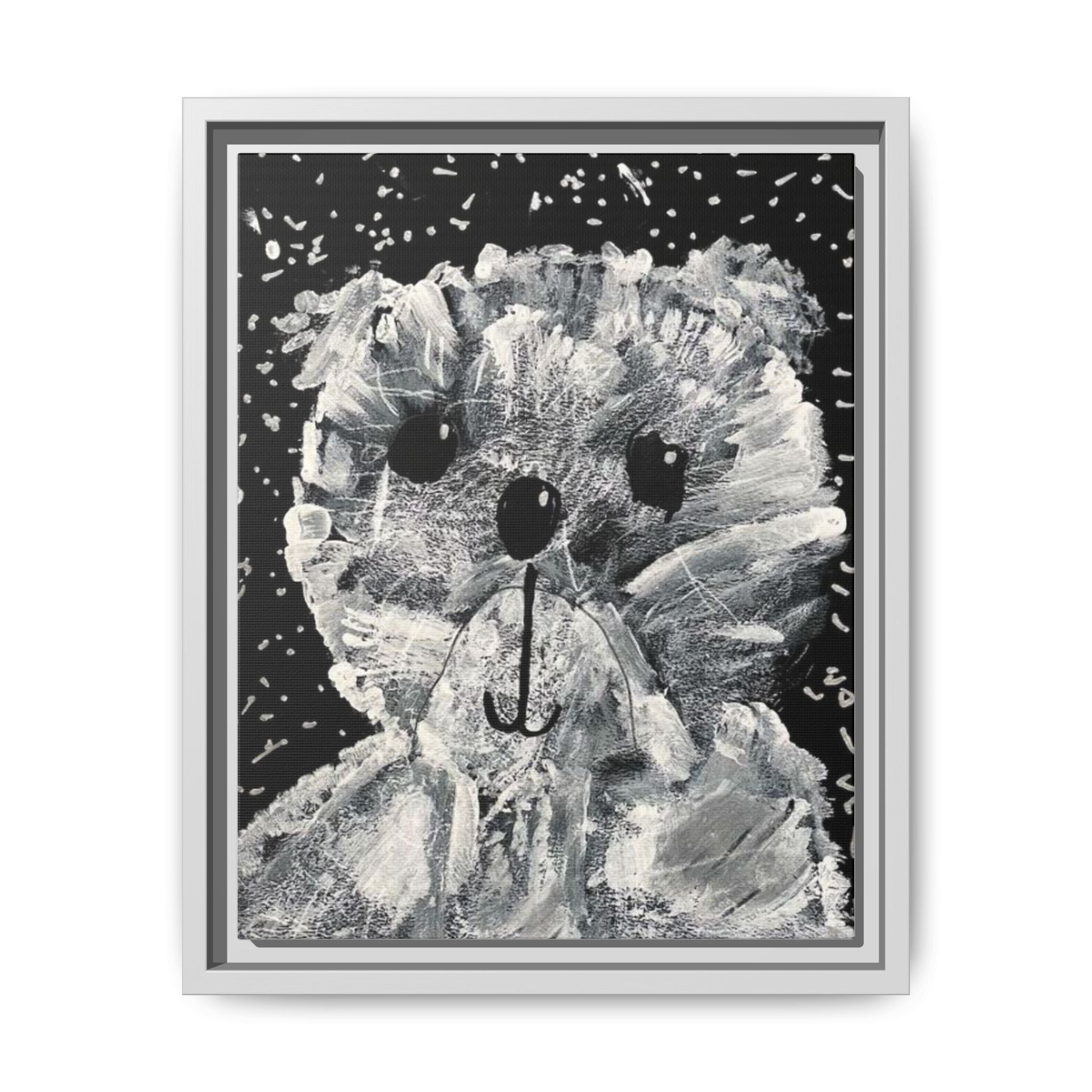 Theodore Roosevelt, Teddy Bear Matte Canvas, Framed Art by Jackson Smith