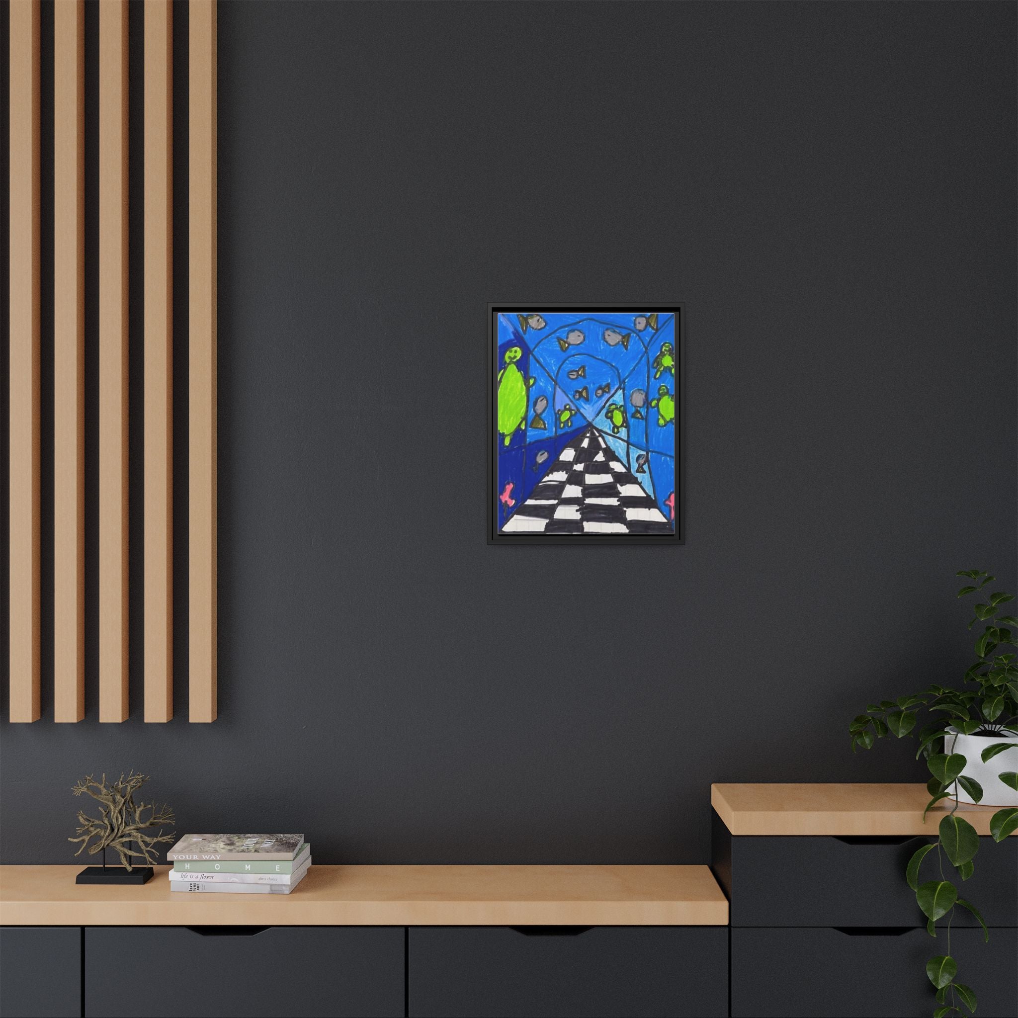 Creating Space Matte Canvas, Framed Art by Jackson Smith