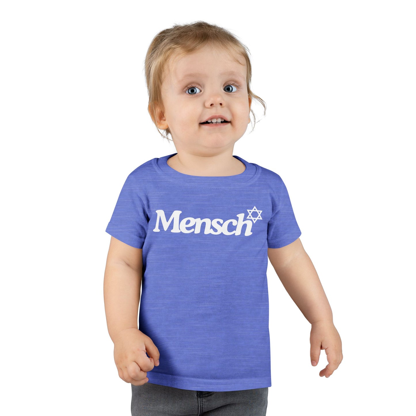 Toddler Mensch T-Shirt Jewish Kids Tee Yiddish Fun Playtime Shirt Jewish Toddler Gifts