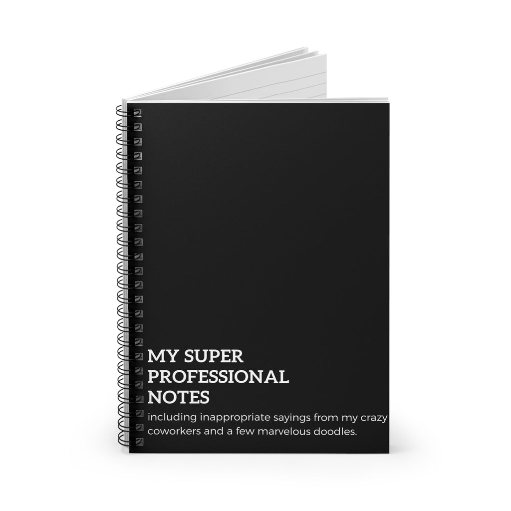 The Faye My Super Professional Notes Snarky Work Notebook Professional Spiral Notebook - Ruled Line