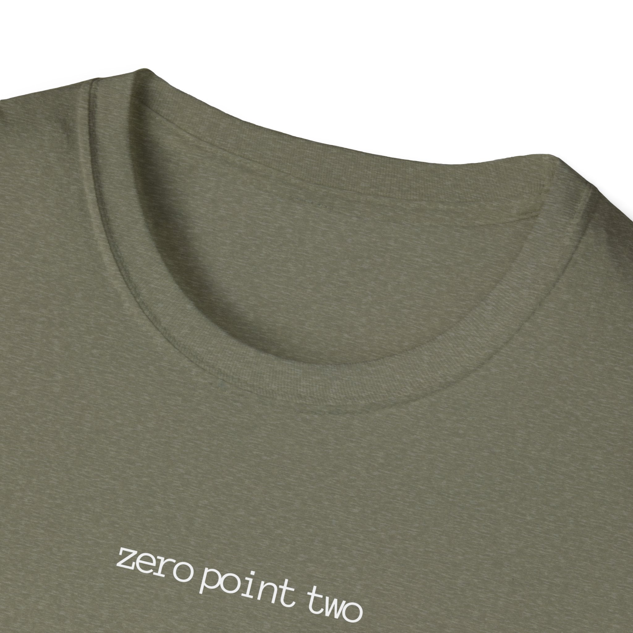 Zero Point Two T Shirt Soft Style 0.2 Jewish Identity Tee Shirt Adult Unisex Style