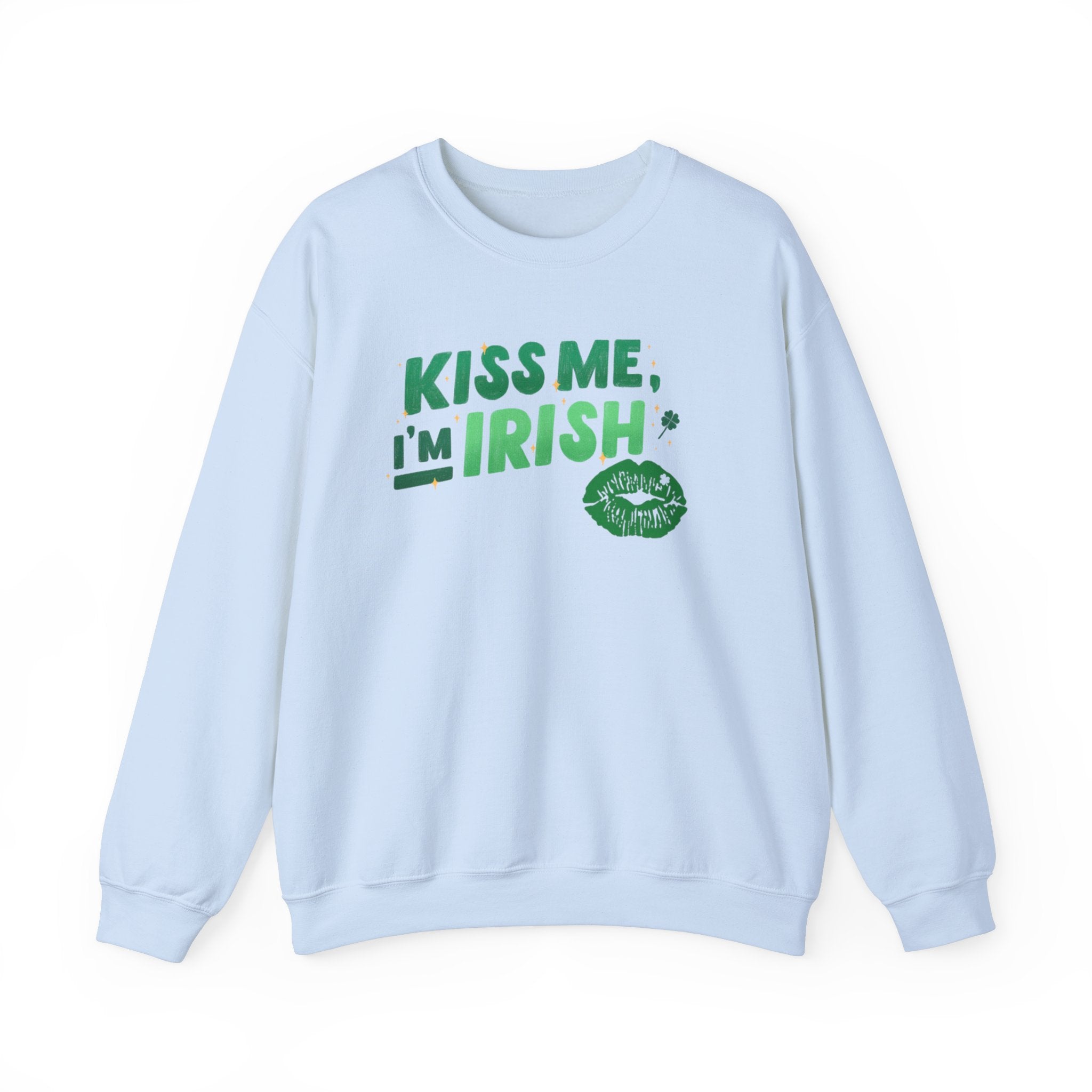 Kiss Me, I'm Irish Sweatshirt - Unisex St. Patrick's Day Crewneck