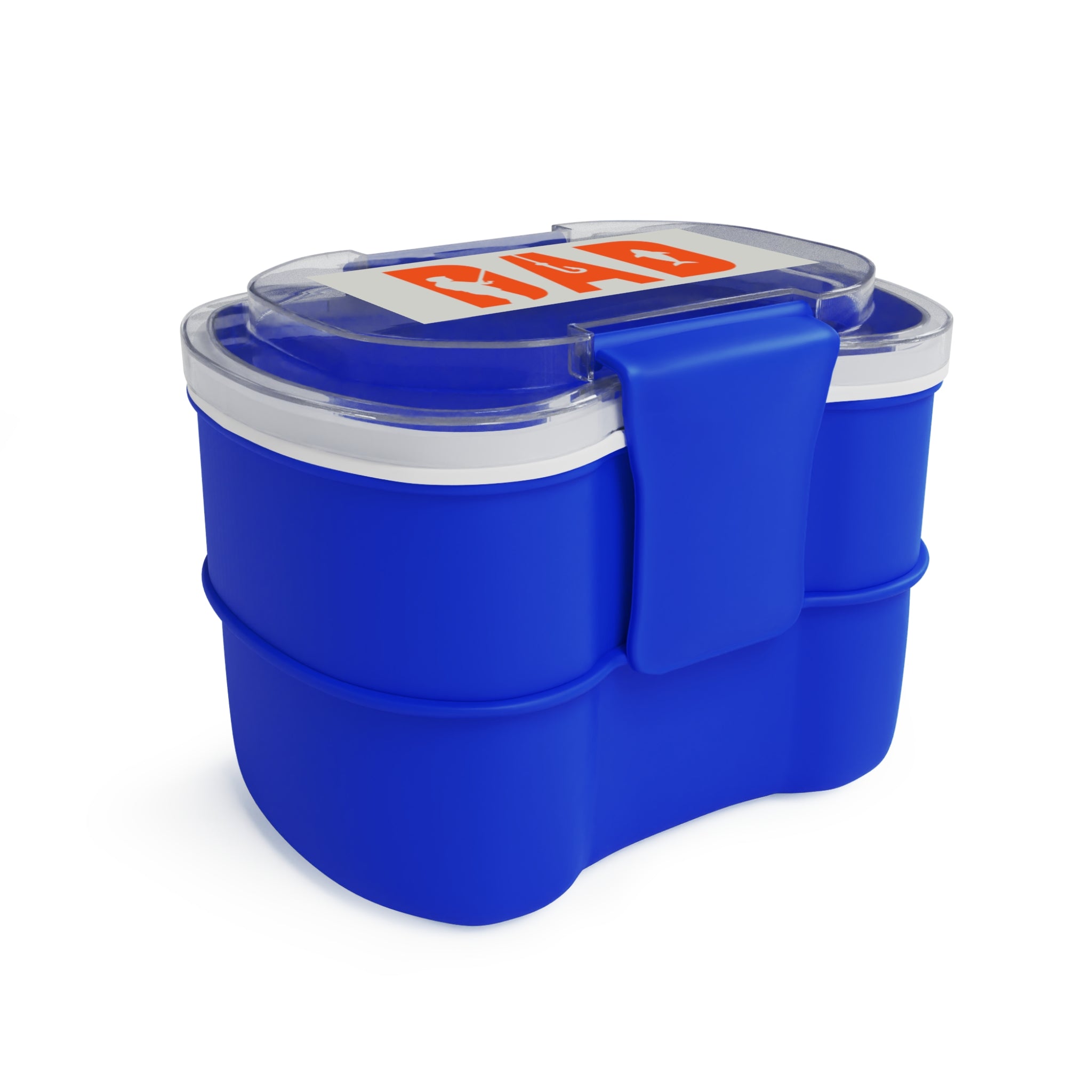 Fishing-themed Two-Tier Bento Box for Dads, Lunch Container, Dad Gift, Cool Fishing Gear, Portable Meal Prep