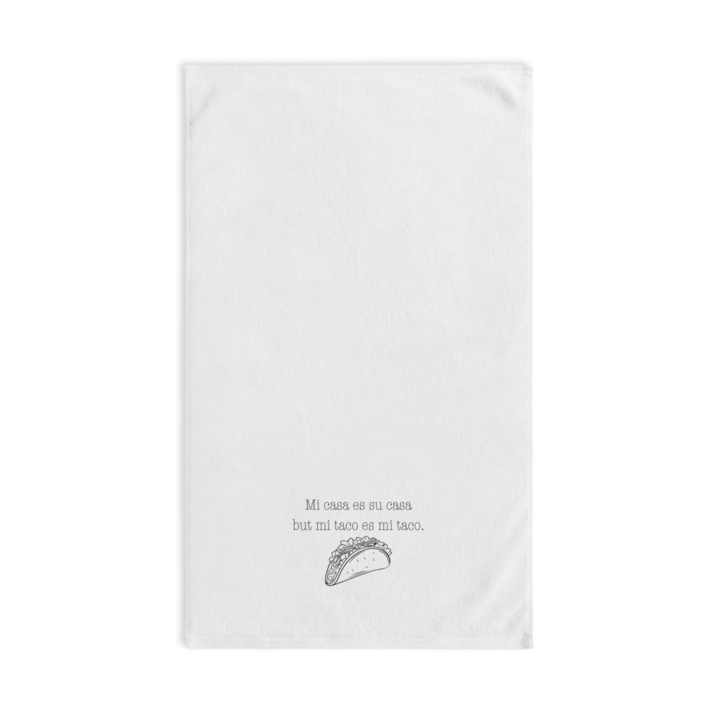Taco Hand Towel - Funny Kitchen Towel, Gift for Foodie, Taco Lover, Kitchen Decor,