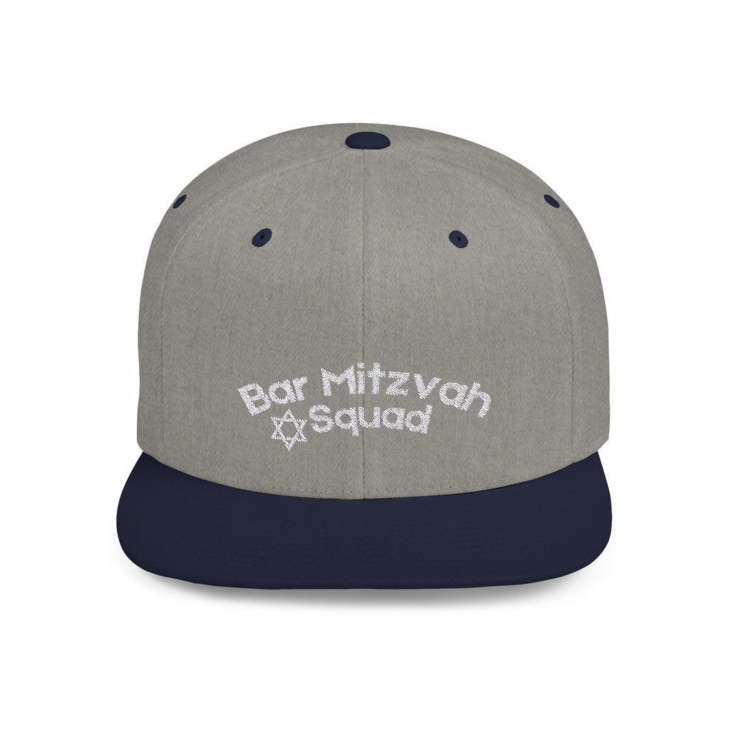 Bar Mitzvah Squad Flat Bill Snapback Bar Mitzvah Hat