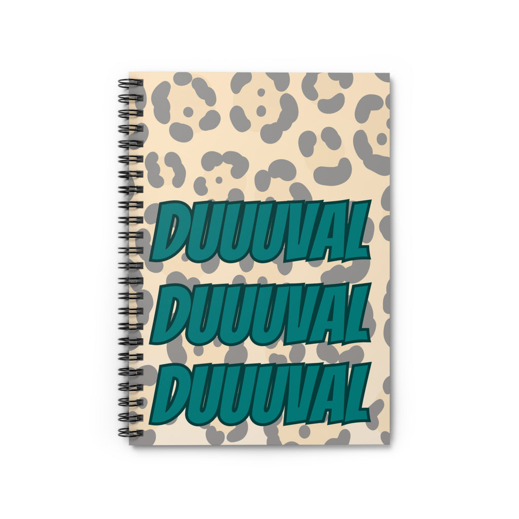 Duuuval Jags Spiral Notebook - Ruled Line