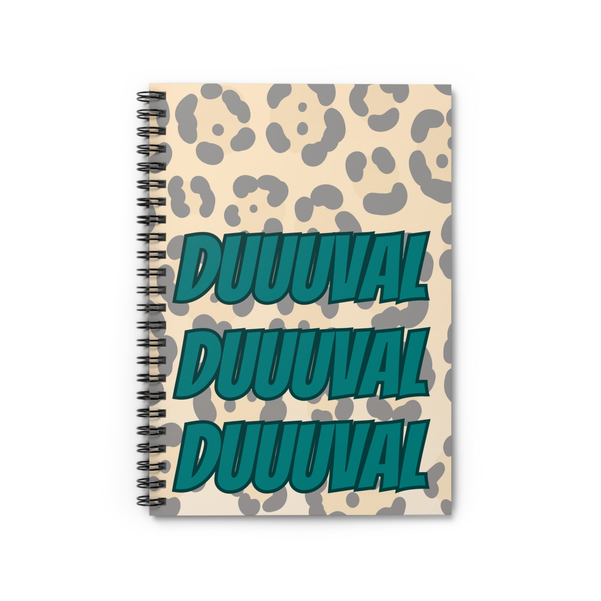 Duuuval Jags Spiral Notebook - Ruled Line