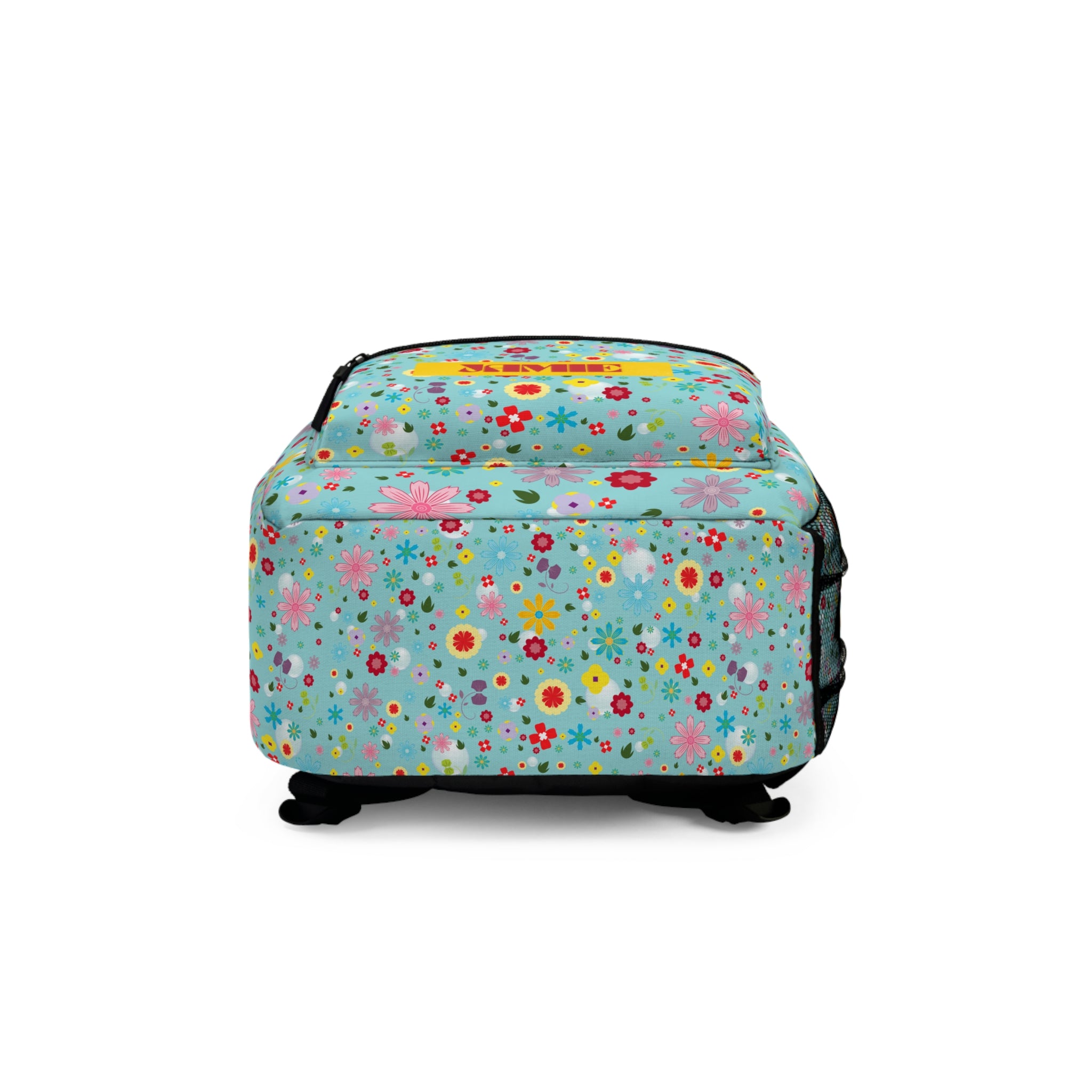 Colorful Floral Backpack with Laptop Compartment - Trendy School or Work Bag with Laptop Compartment