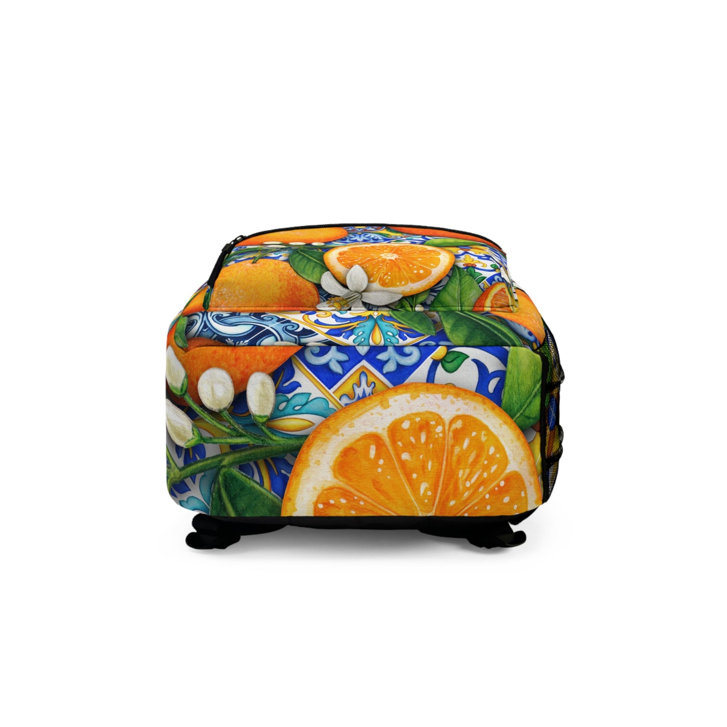 Citrus Grove Backpack, Trendy School Bag, Colorful Backpack  Fun CItrus Backpack Southern Style Backpack with Laptop Compartment