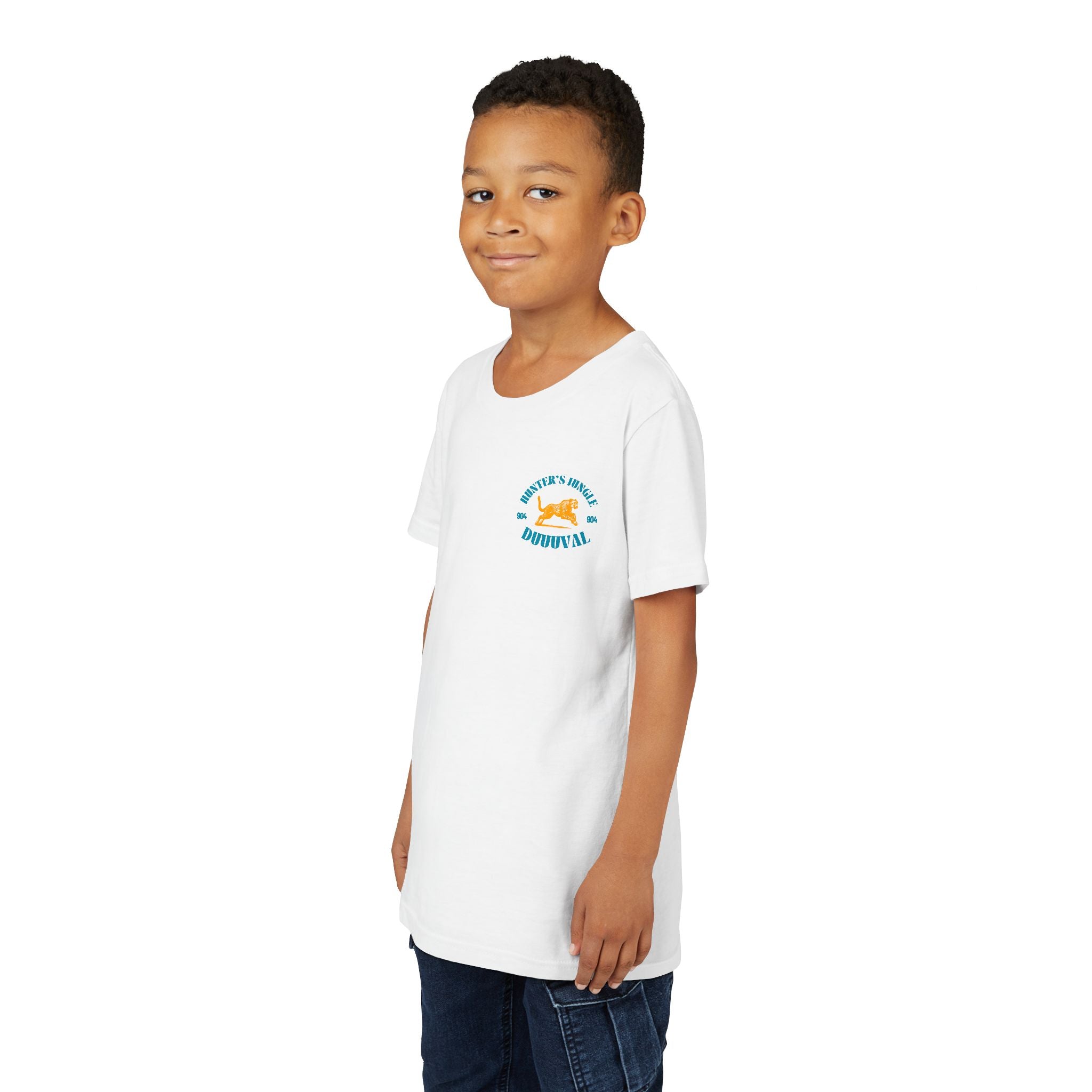 Travis Hunter Youth Short Sleeve Tee - 'The Hunt Is On' Jags Hunter Fan Wear TShirt Kids