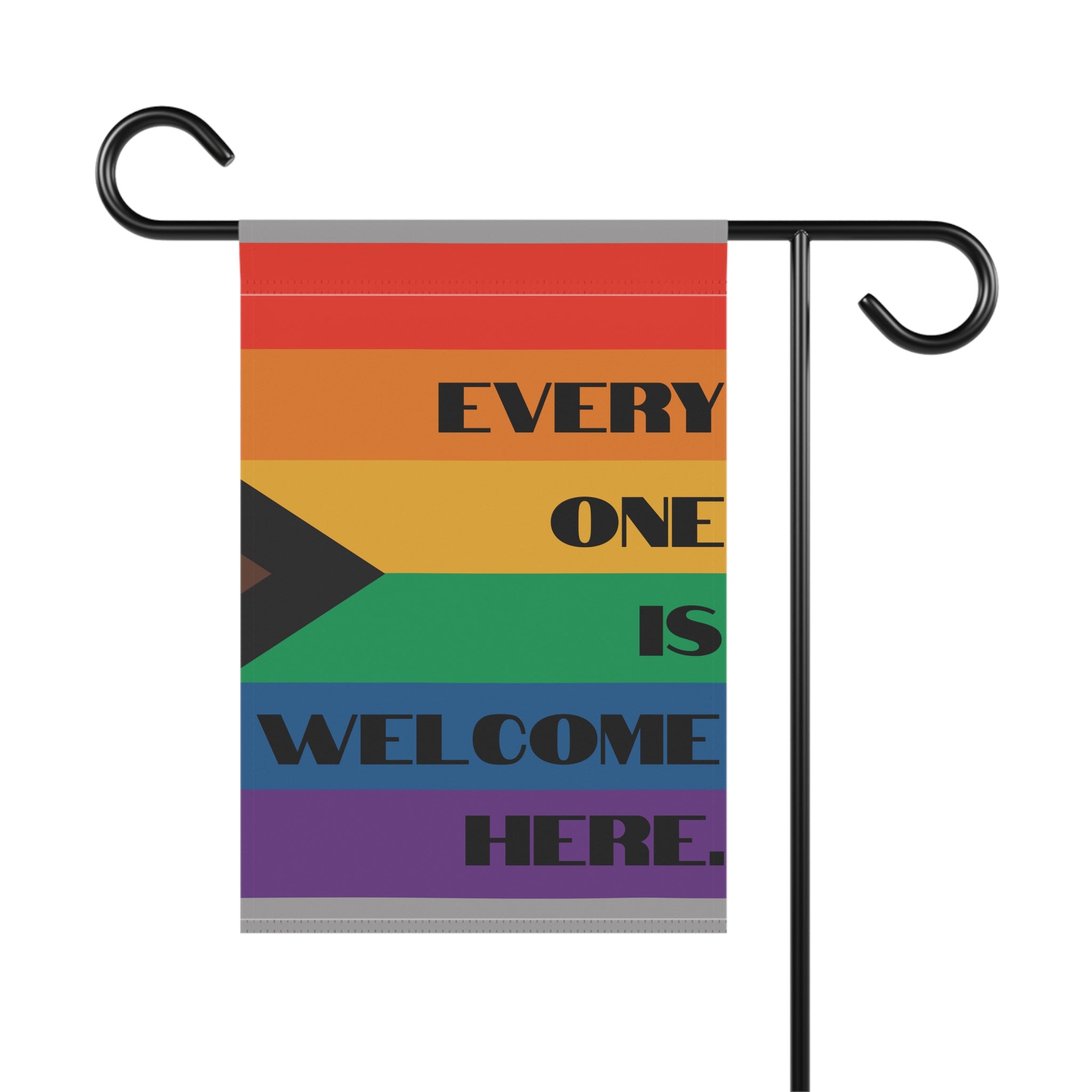 Welcome FLag 12 x 18 Everyone is Welcome Here Flag LGBTQIA+ All are welcome Liberal Flag