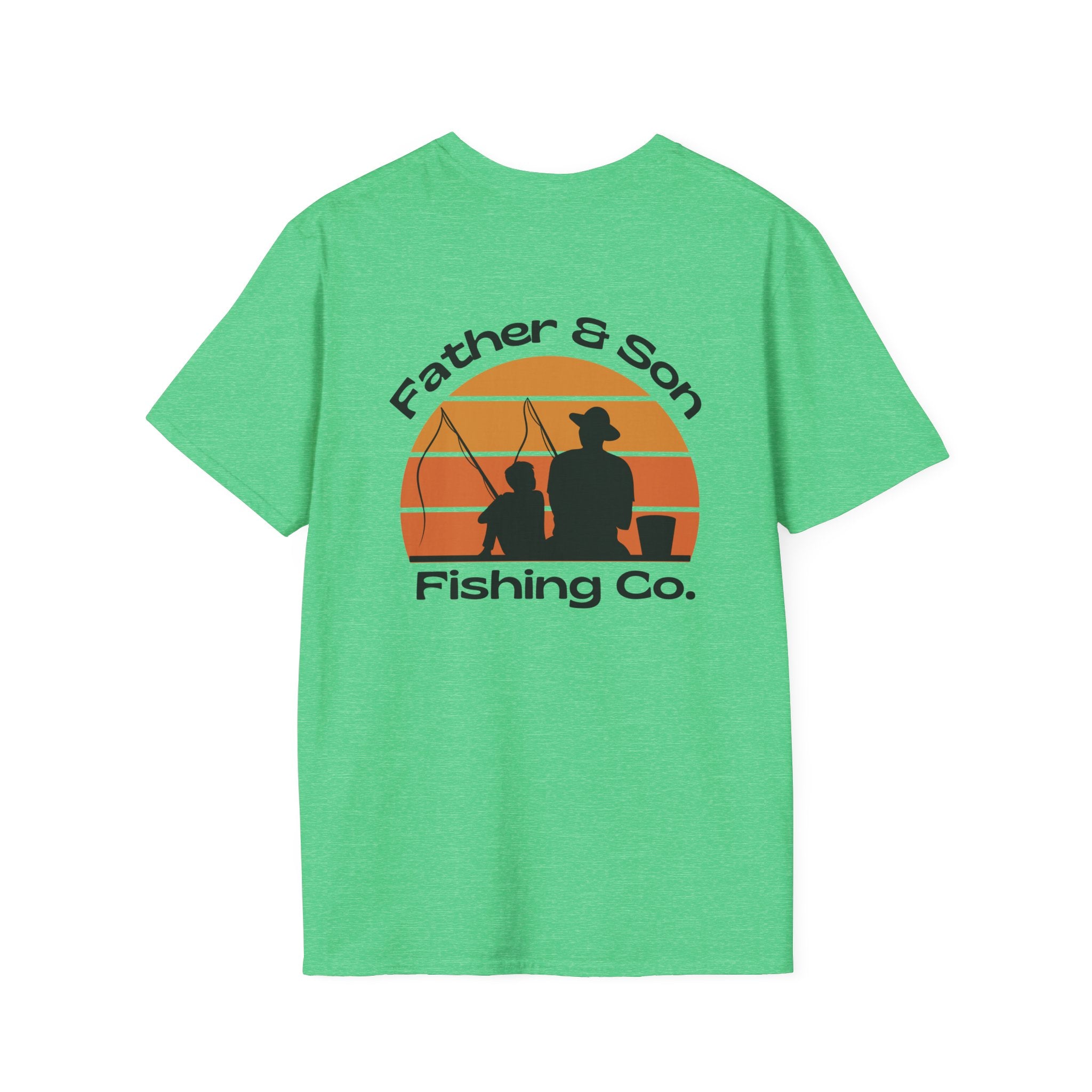Father & Son Fishing Co. T-Shirt -T Shirt for Dads Fishing T Graphic Tee Gift for Dad