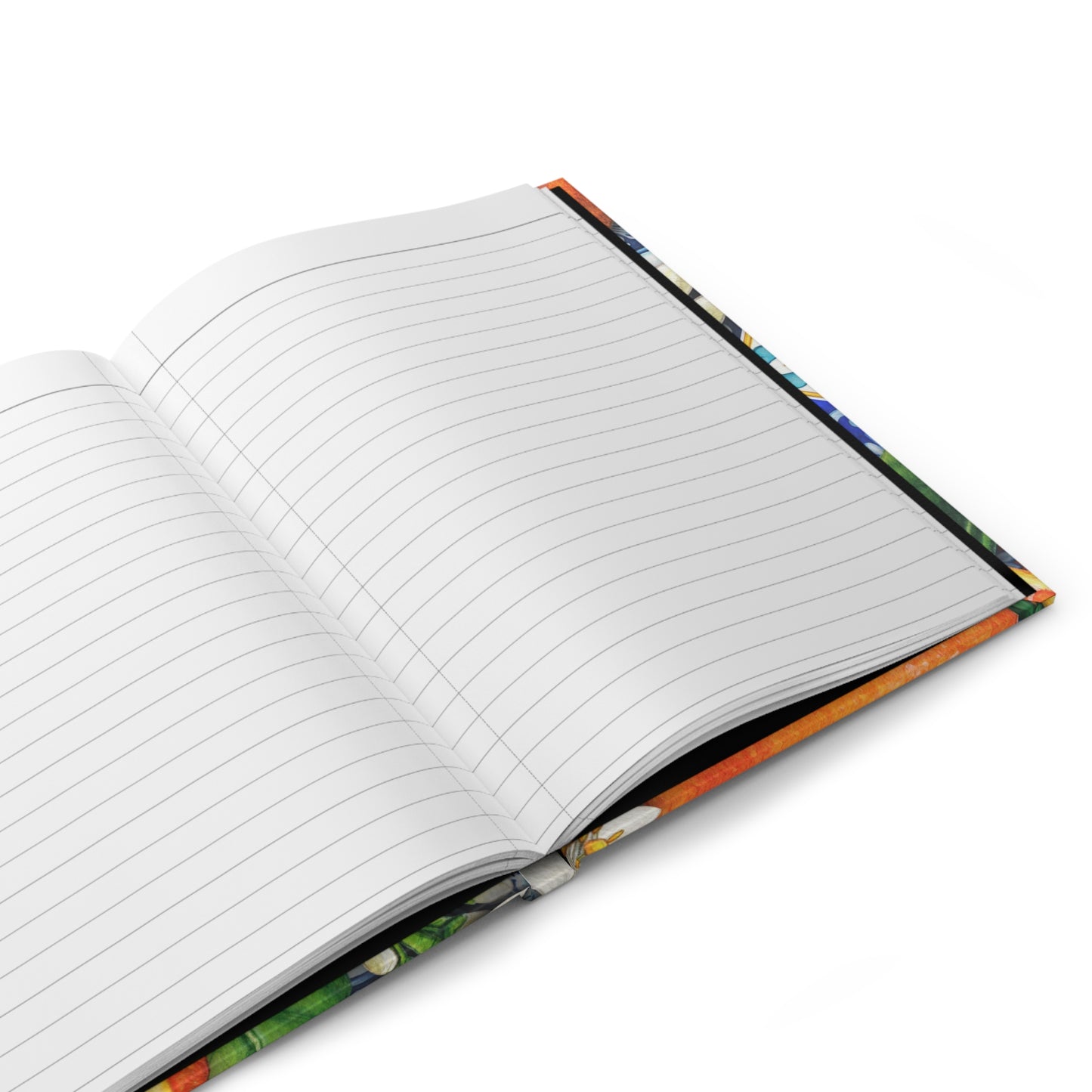 Hardcover Journal, Citrus Orange Notebook, Lined Journal for Writing, Matte Journal 5.75x8 inch notebook