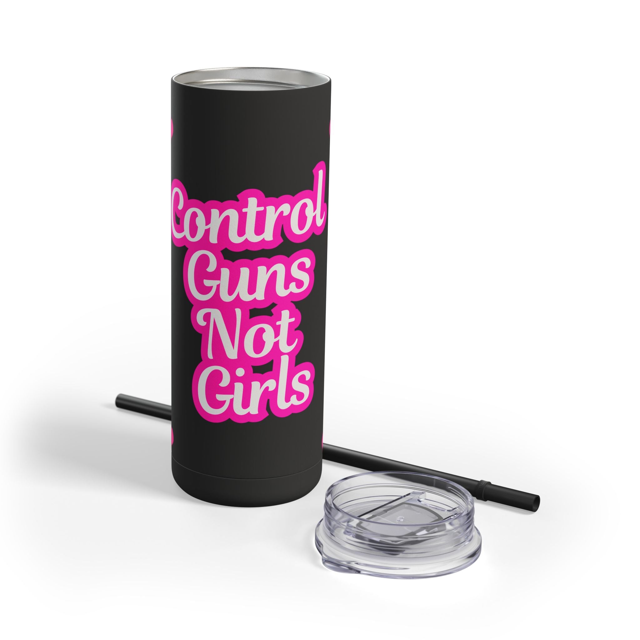 Control Guns Not Girls Feminist Cup Women's Rights Matte Tumbler, 20oz