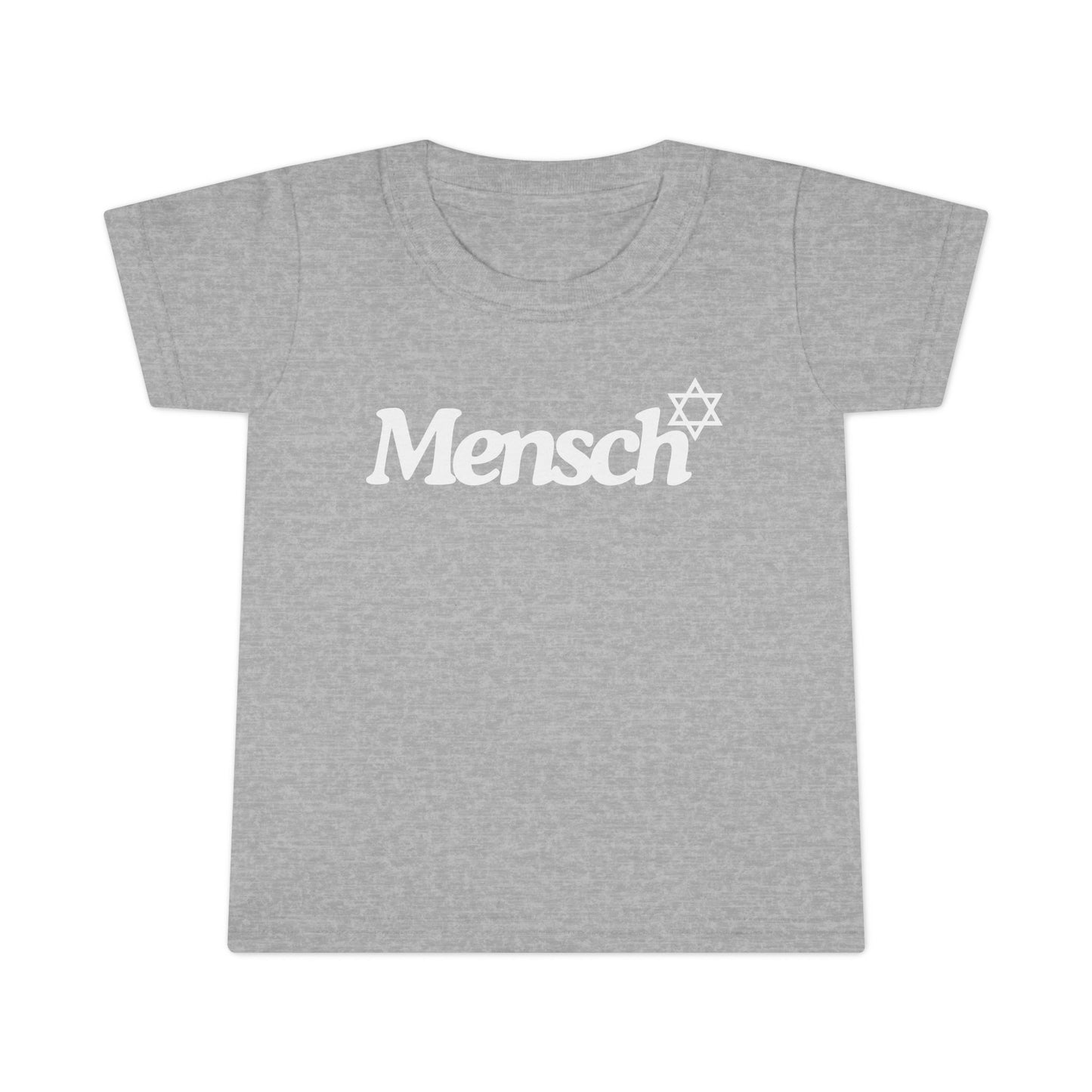 Toddler Mensch T-Shirt Jewish Kids Tee Yiddish Fun Playtime Shirt Jewish Toddler Gifts