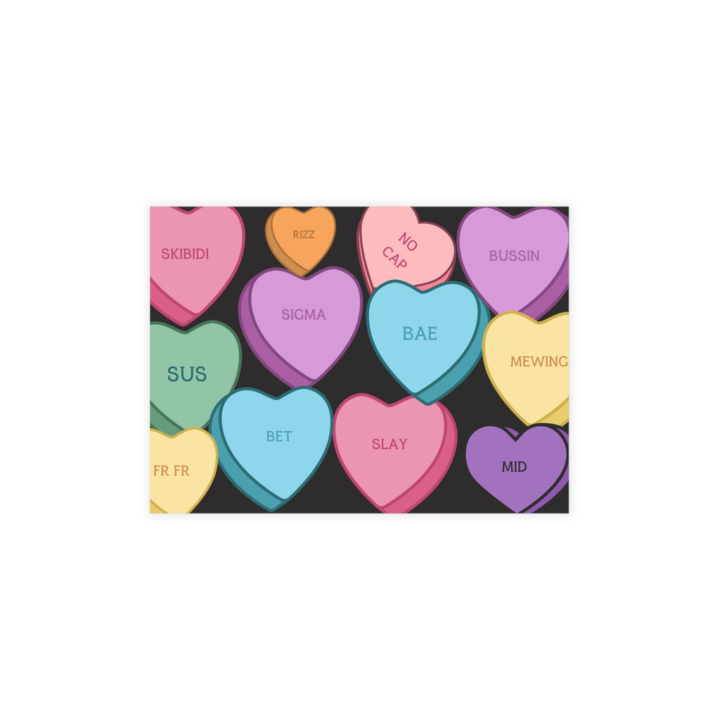 Valentines Cards Packs for Classmates or Friends Valentines Kids Valentines Day Postcard Bundles (envelopes included)