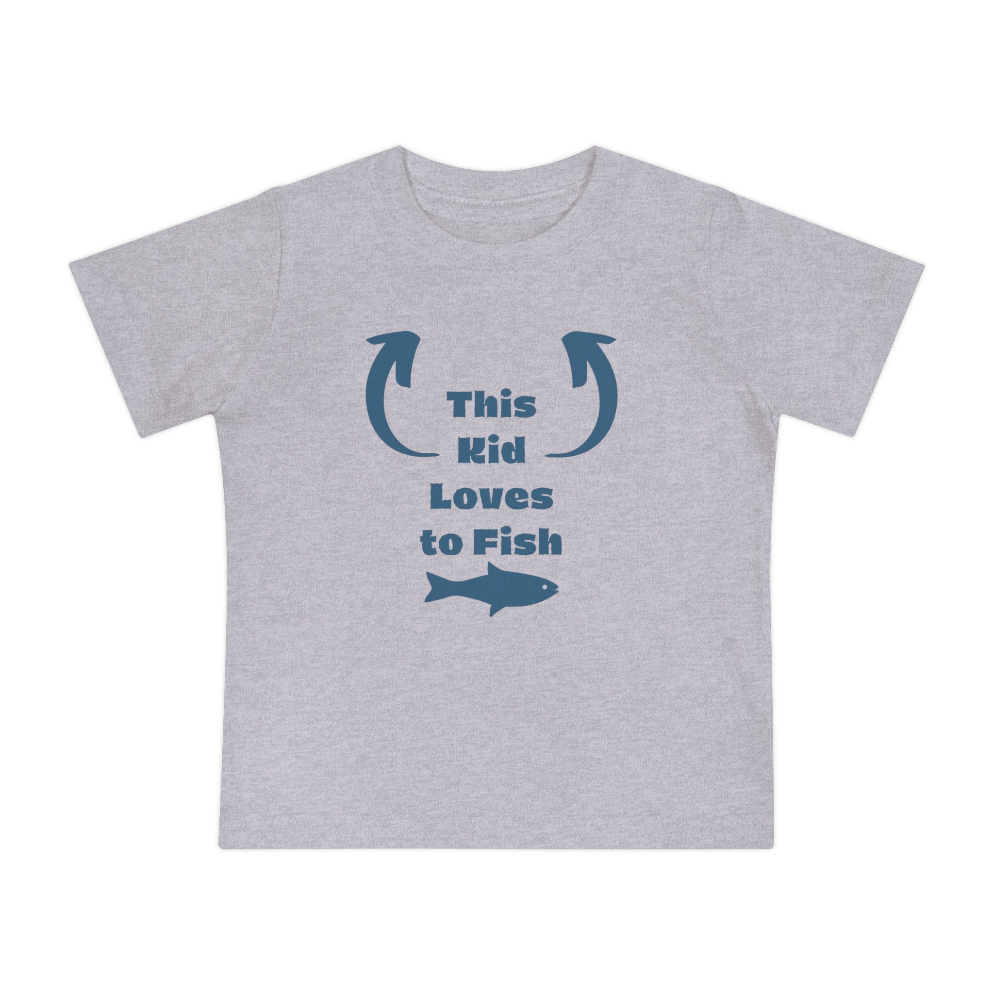 Toddler Fishing Short Sleeve T Shirt Kids Fishing Gift