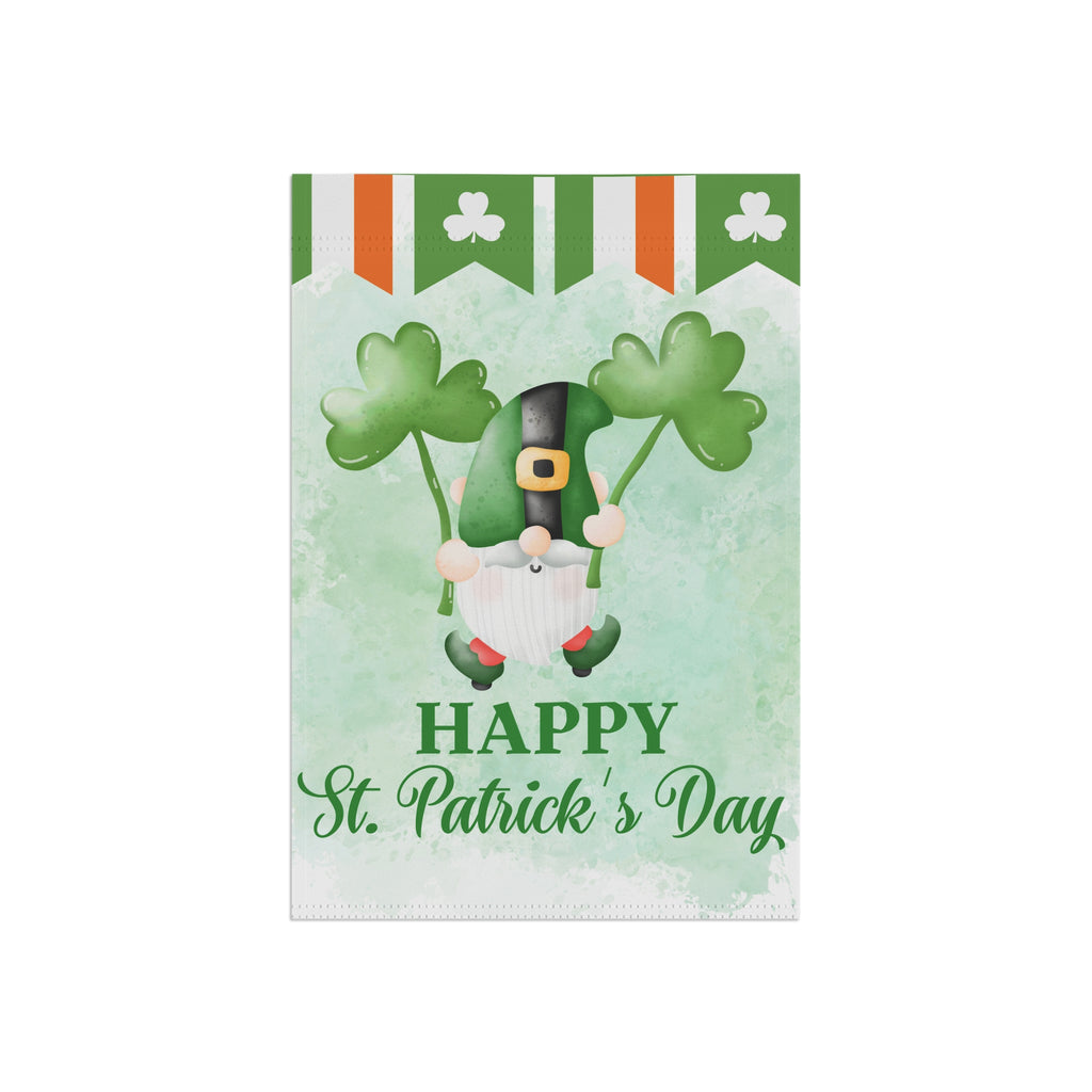 Irish Gnome St. Patrick's Day Garden Flag Irish Garden Flag St. Patty's Day Garden Flag Welcome Flag