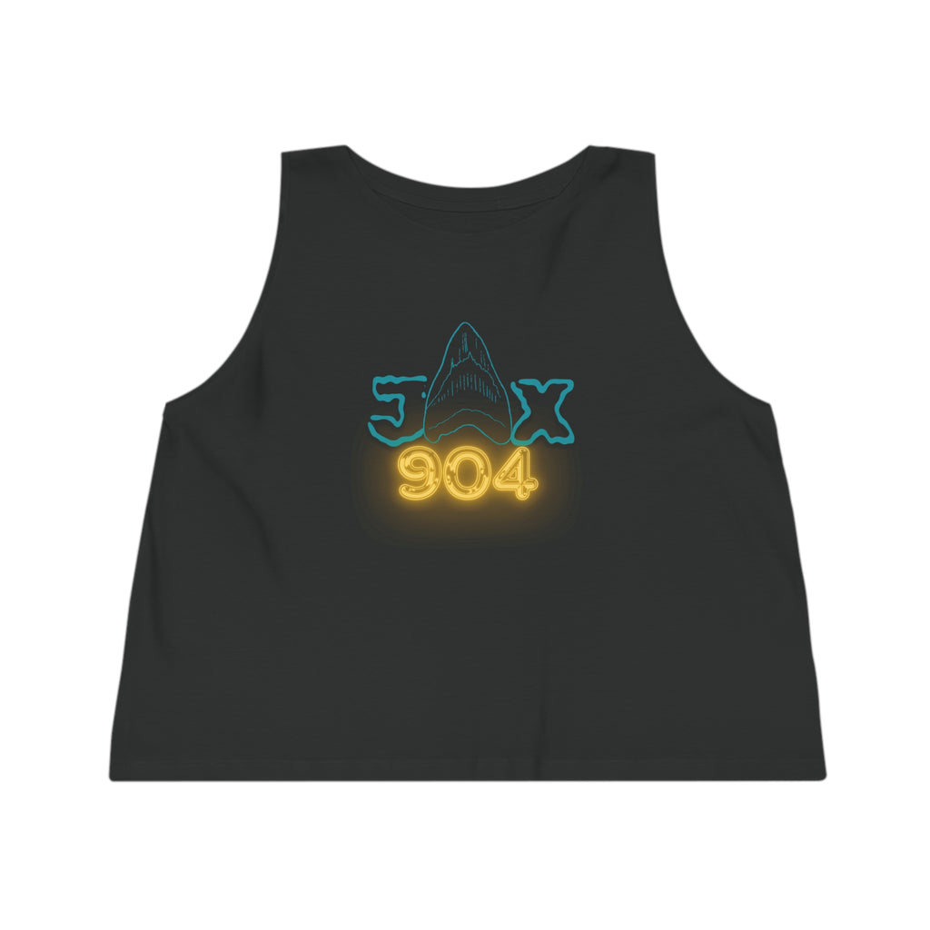 904 JAX Shark Tooth Hunter Women's Dancer Cropped Tank Top