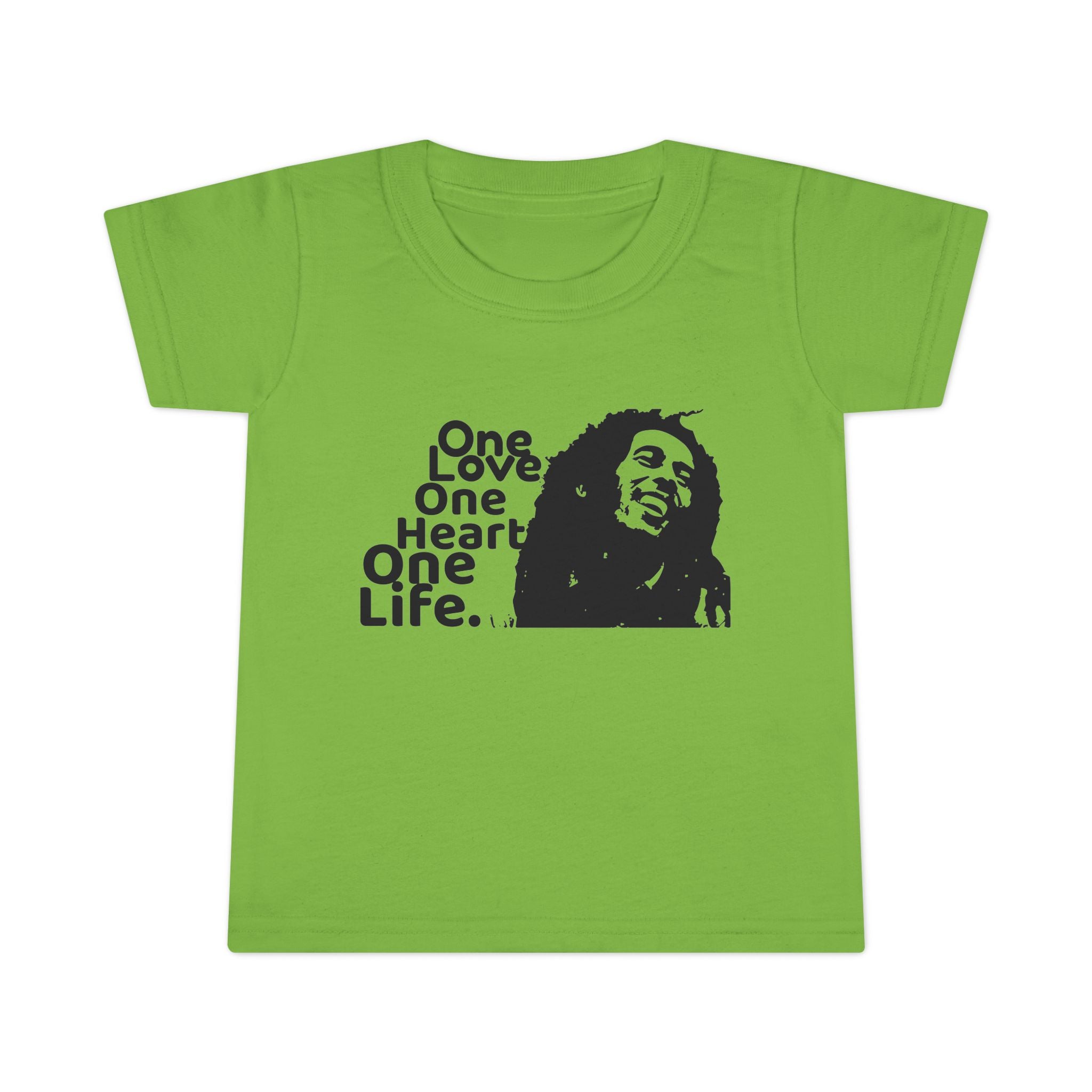 One Love Reggae Toddler T-shirt, Marley Tee For Toddlers