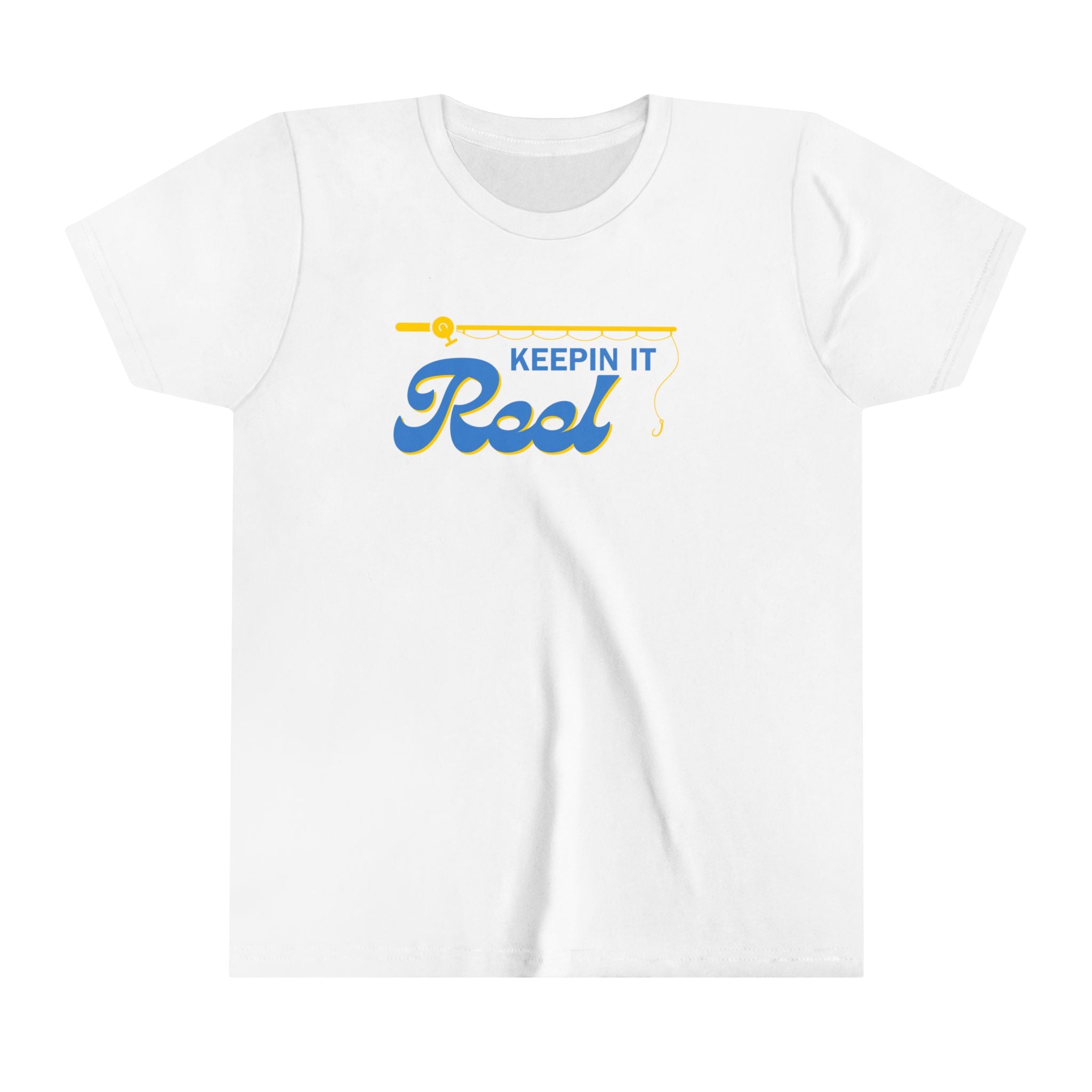 Keepin it Reel Youth Fishing Short Sleeve Tee