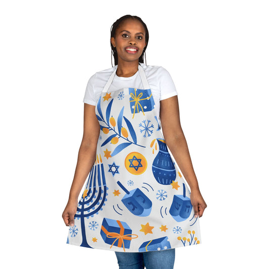 Bubbe's Print Hanukkah Apron