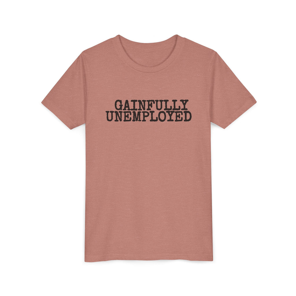 Gainfully Unemployed Youth Tee - Kids Graphic Tee