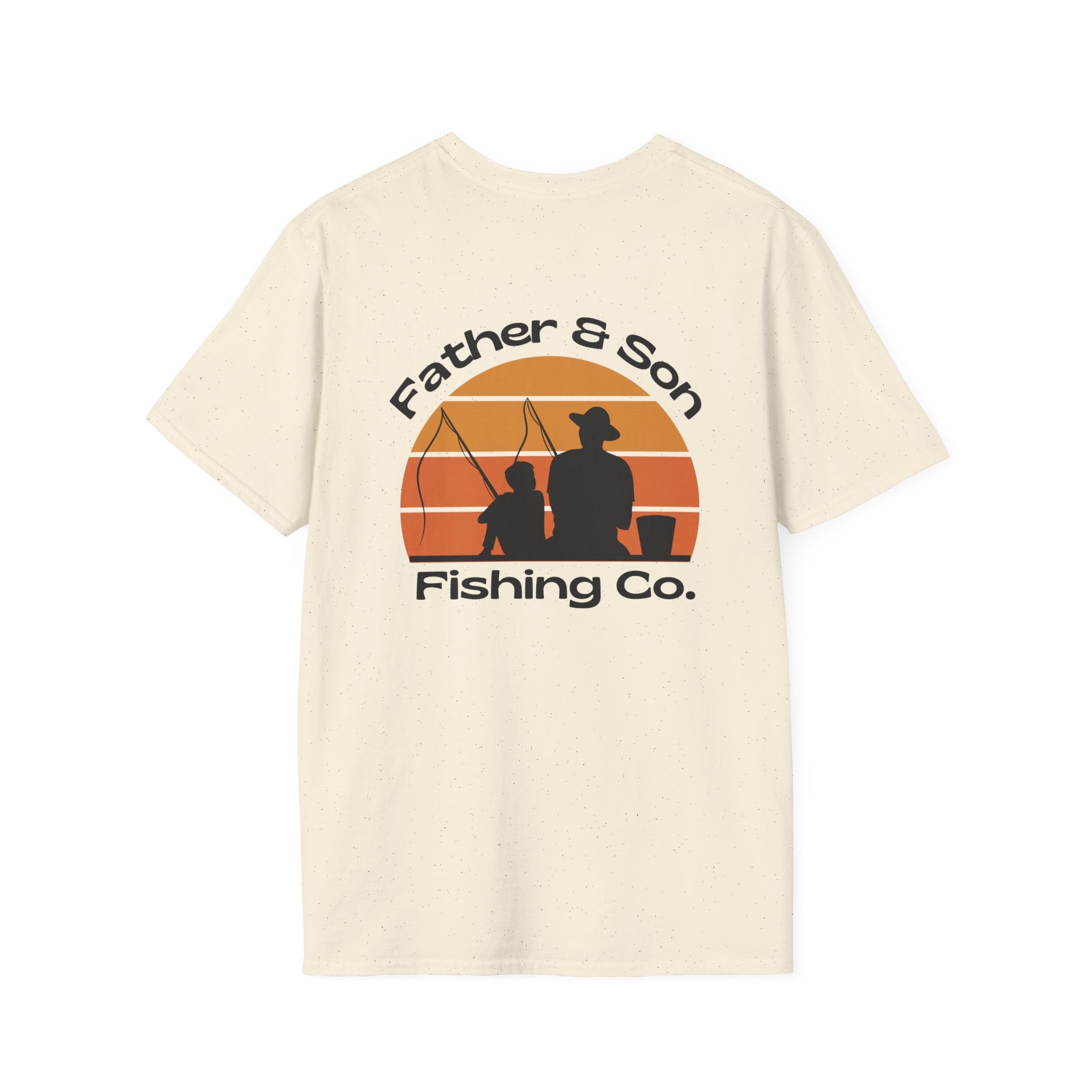 Father & Son Fishing Co. T-Shirt -T Shirt for Dads Fishing T Graphic Tee Gift for Dad
