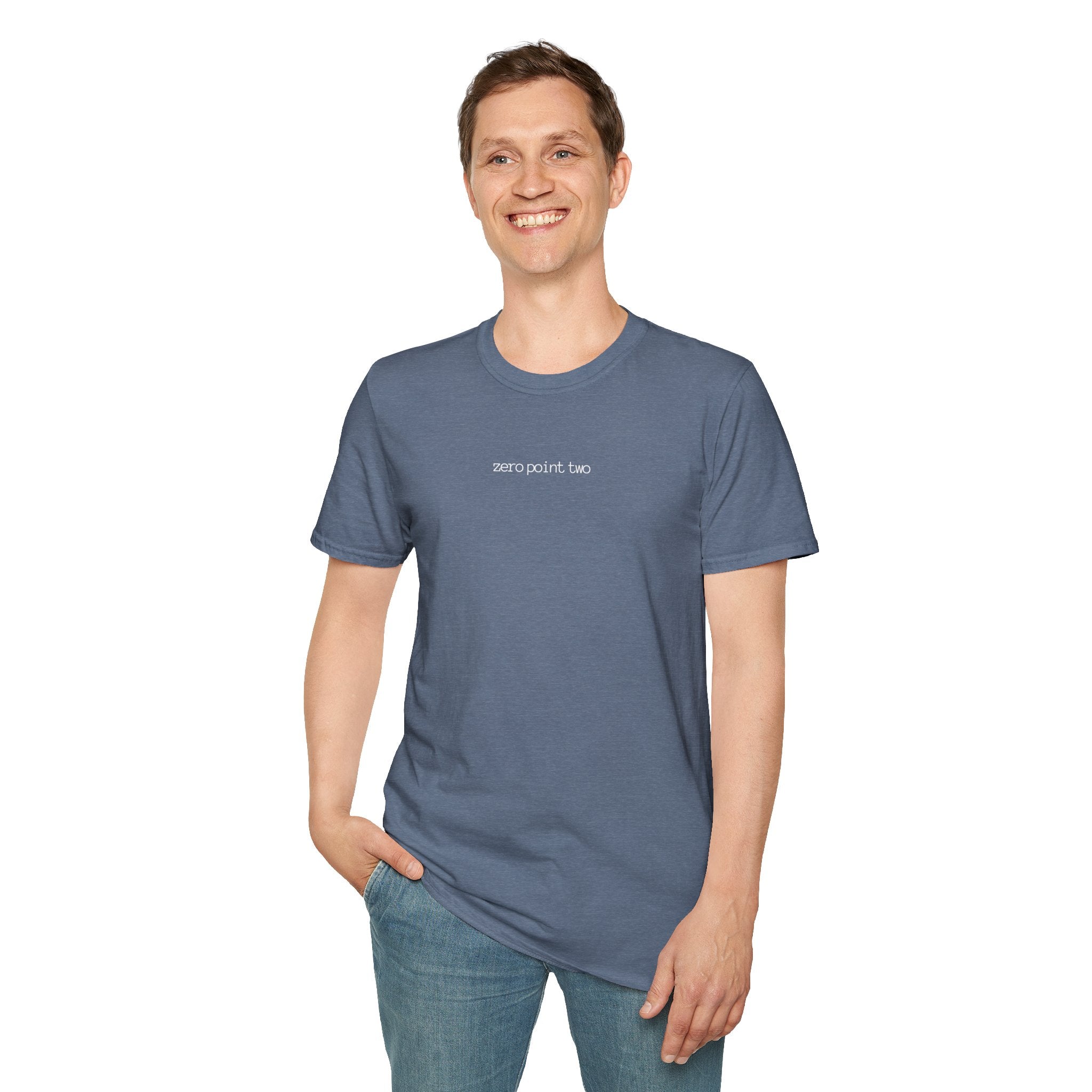 Zero Point Two T Shirt Soft Style 0.2 Jewish Identity Tee Shirt Adult Unisex Style