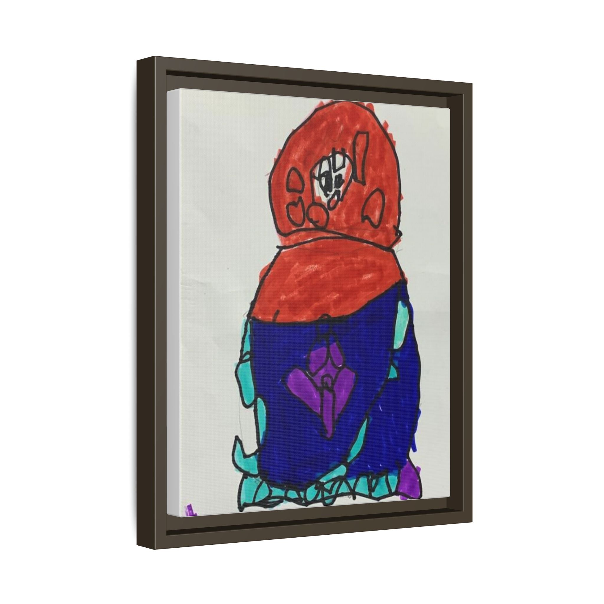 Matryoshka Doll, Babushka Dolls, Russian Nesting Dolls Matte Canvas, Framed (Multi-color)