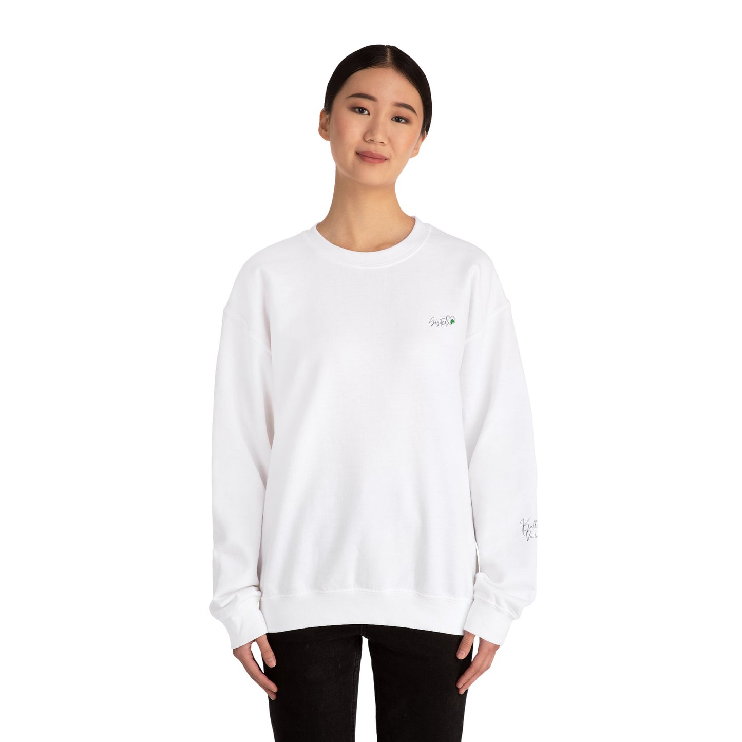 Custom Sister Sweatshirt Custom Name Order Sister Sweatshirt