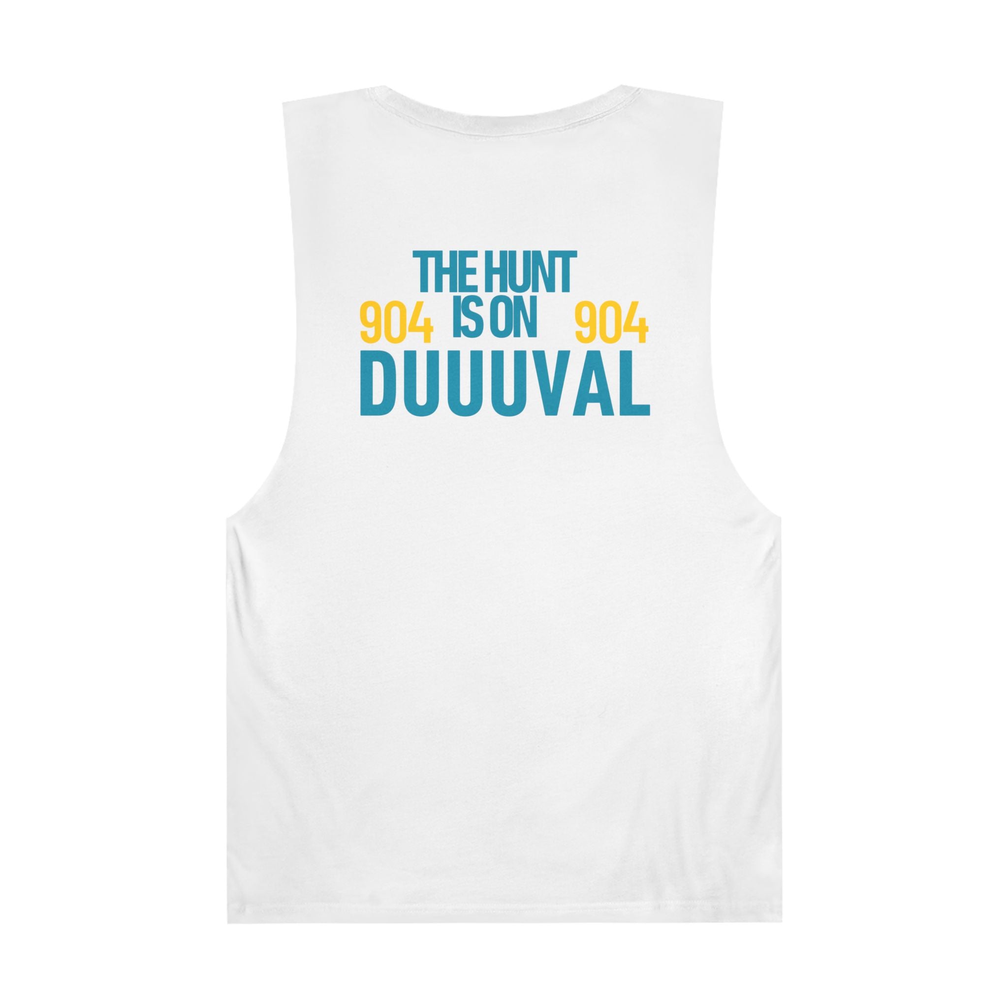 The Hunt is On Duuuval Sleevelss Shirt The Hunt is On Muscle Shirt Duuuval Jags Workout Top
