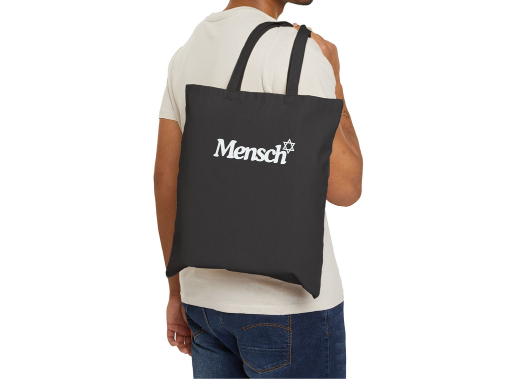Mensch Canvas Tote Mensch Bag Reusable Mensch Tote