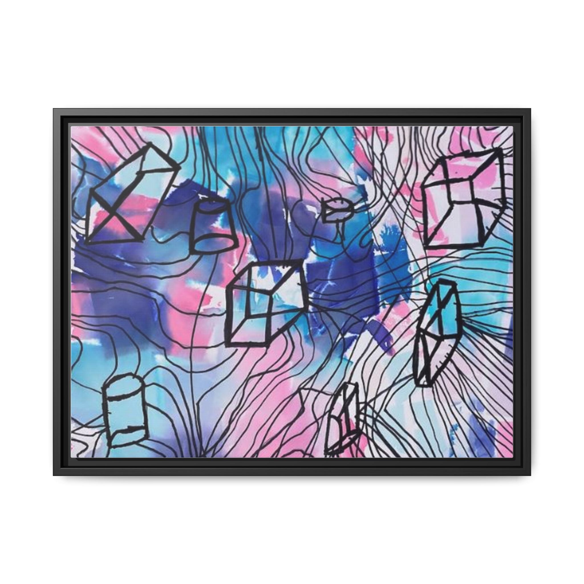 Elements of Art: Form Framed Canvas by Jackson G. Smith