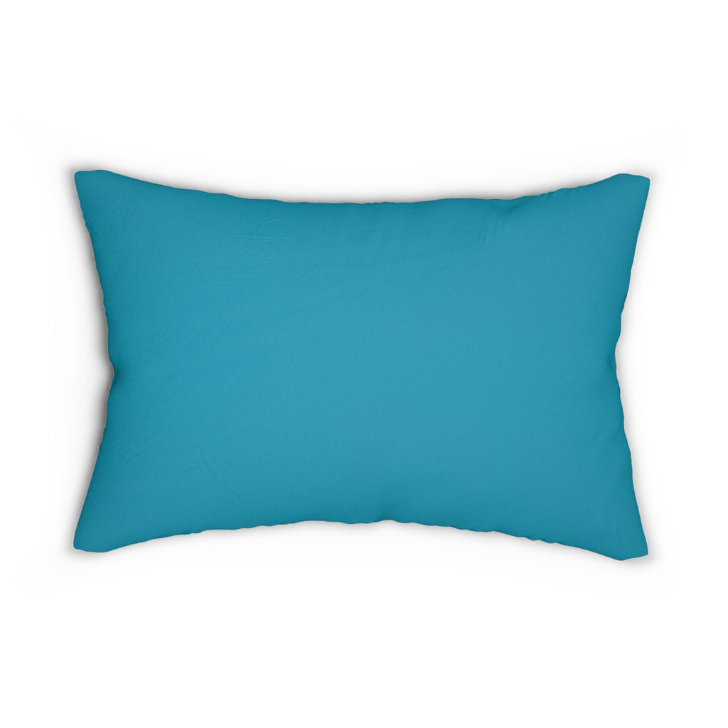 Duuuval Decor 904 Pillow, Duuuval 904 Teal and Yellow Love Pillow, 14x20 Inches, Home Decor Accent, Gift for Football Fans Jax Decor