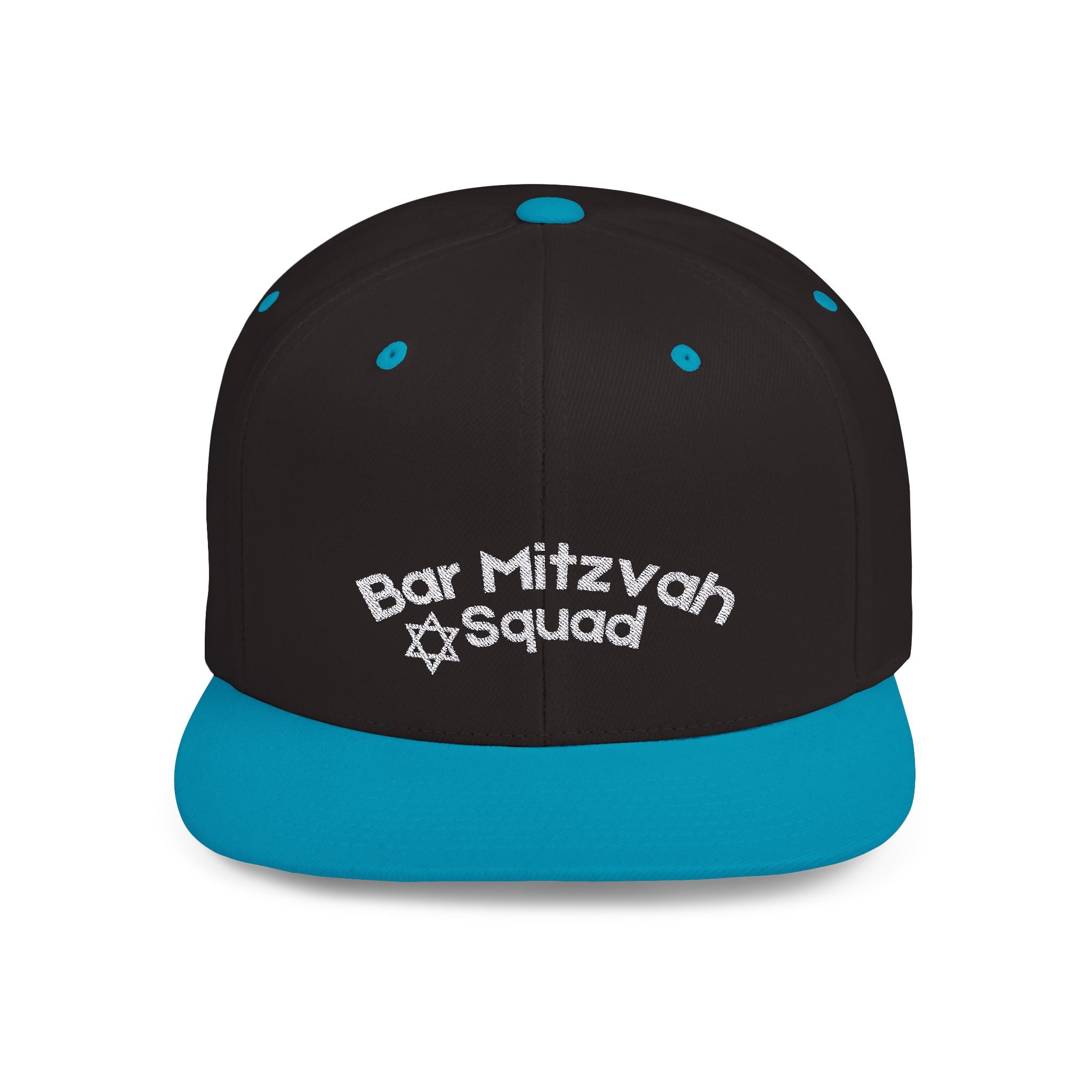 Bar Mitzvah Squad Flat Bill Snapback Bar Mitzvah Hat
