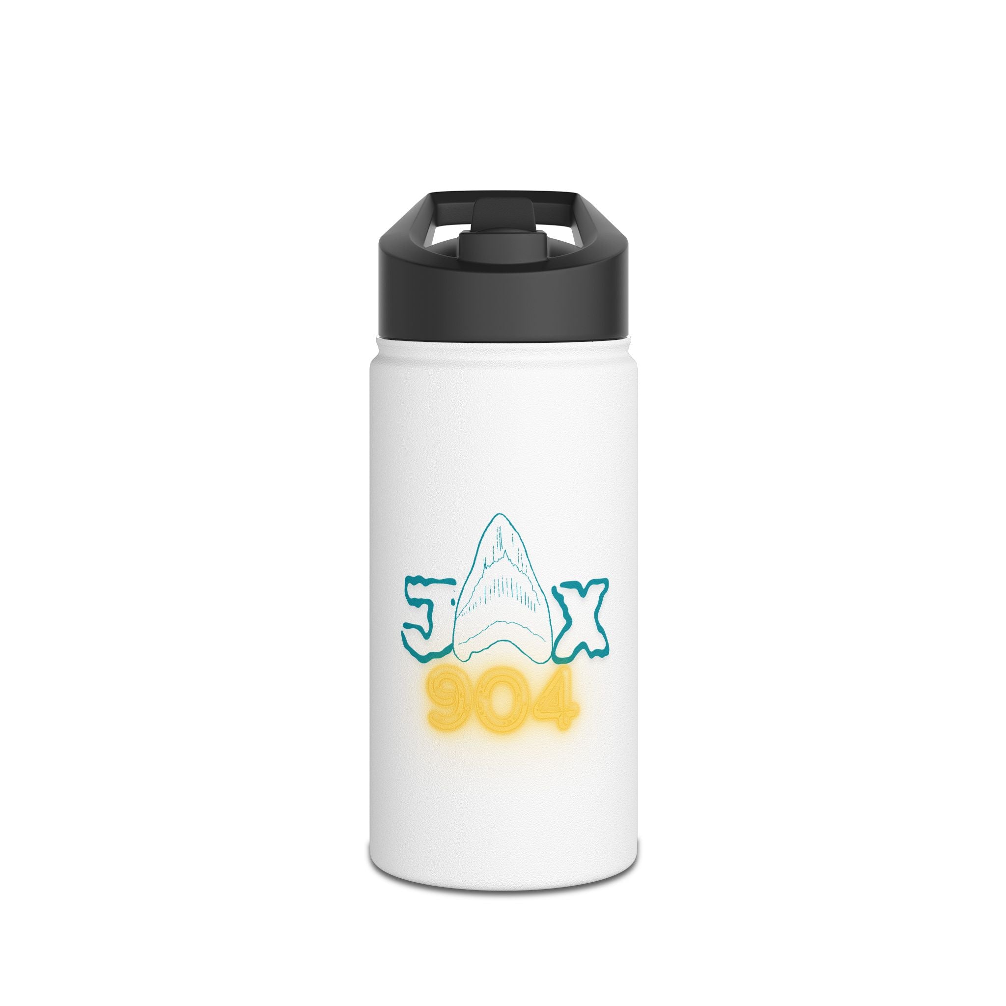 904 Shark Tooth Hunter Stainless Steel Water Bottle, Standard Lid