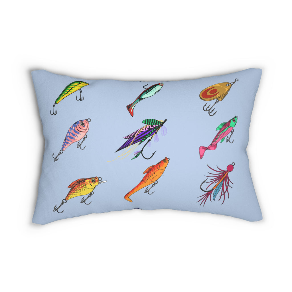 Fishing-themed Pillow, Fishing Decor, Nautical Home Accents, Angler Fishing  Pillow Vacation Home Decor