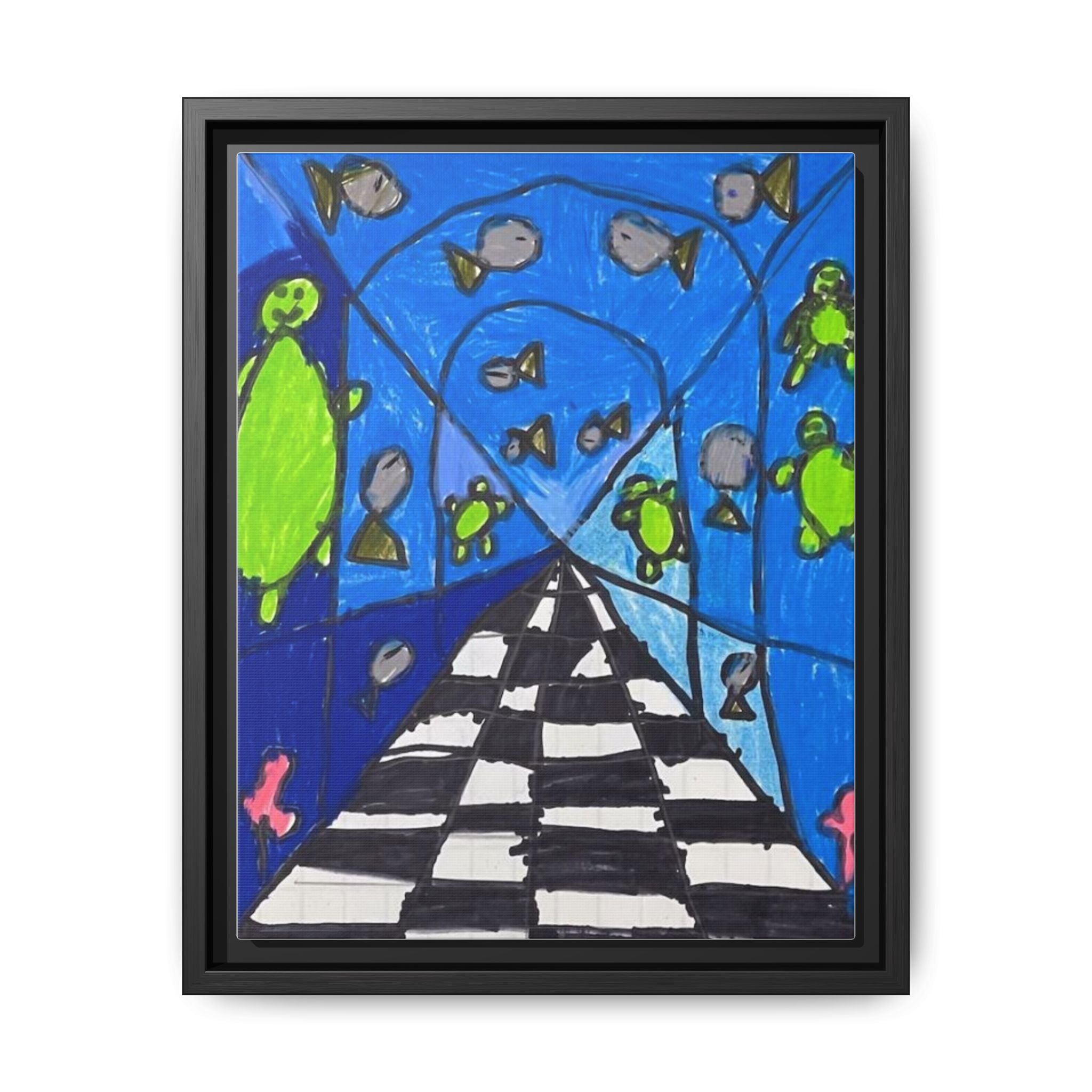 Creating Space Matte Canvas, Framed Art by Jackson Smith