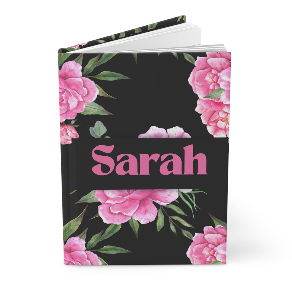 Floral Personalized Journal, Personalized Notebook, Custom Note Book Back to School Notebooks